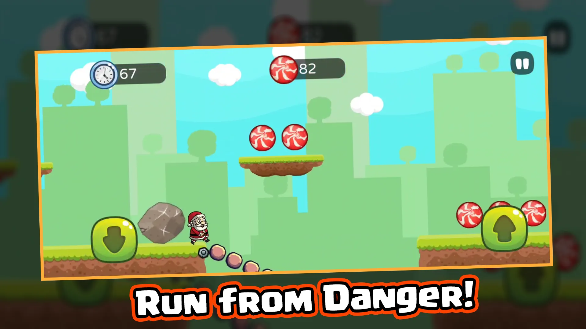 Santa Run 2D Xmas Santa Runner | Indus Appstore | Screenshot