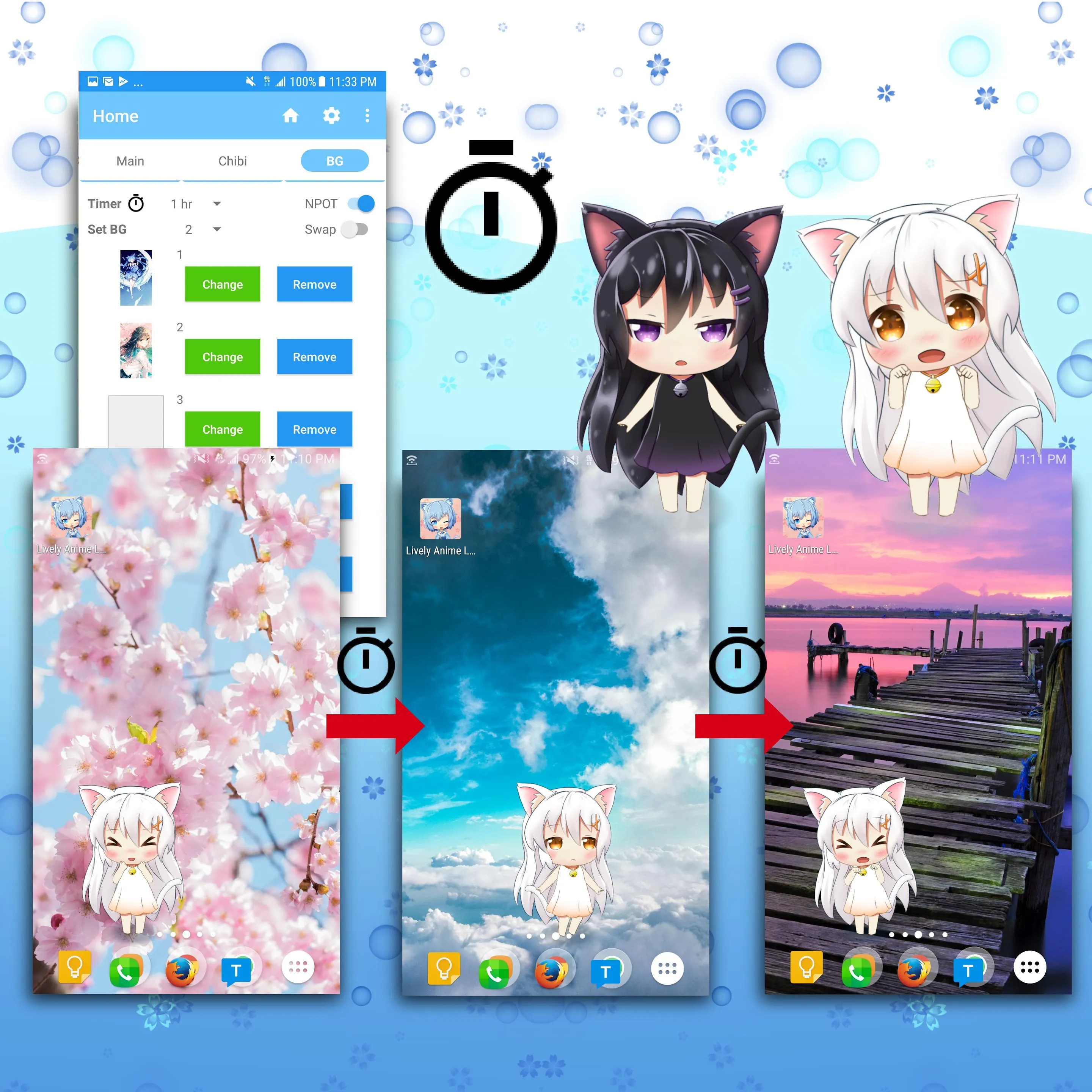 Lively Anime Live Wallpaper | Indus Appstore | Screenshot