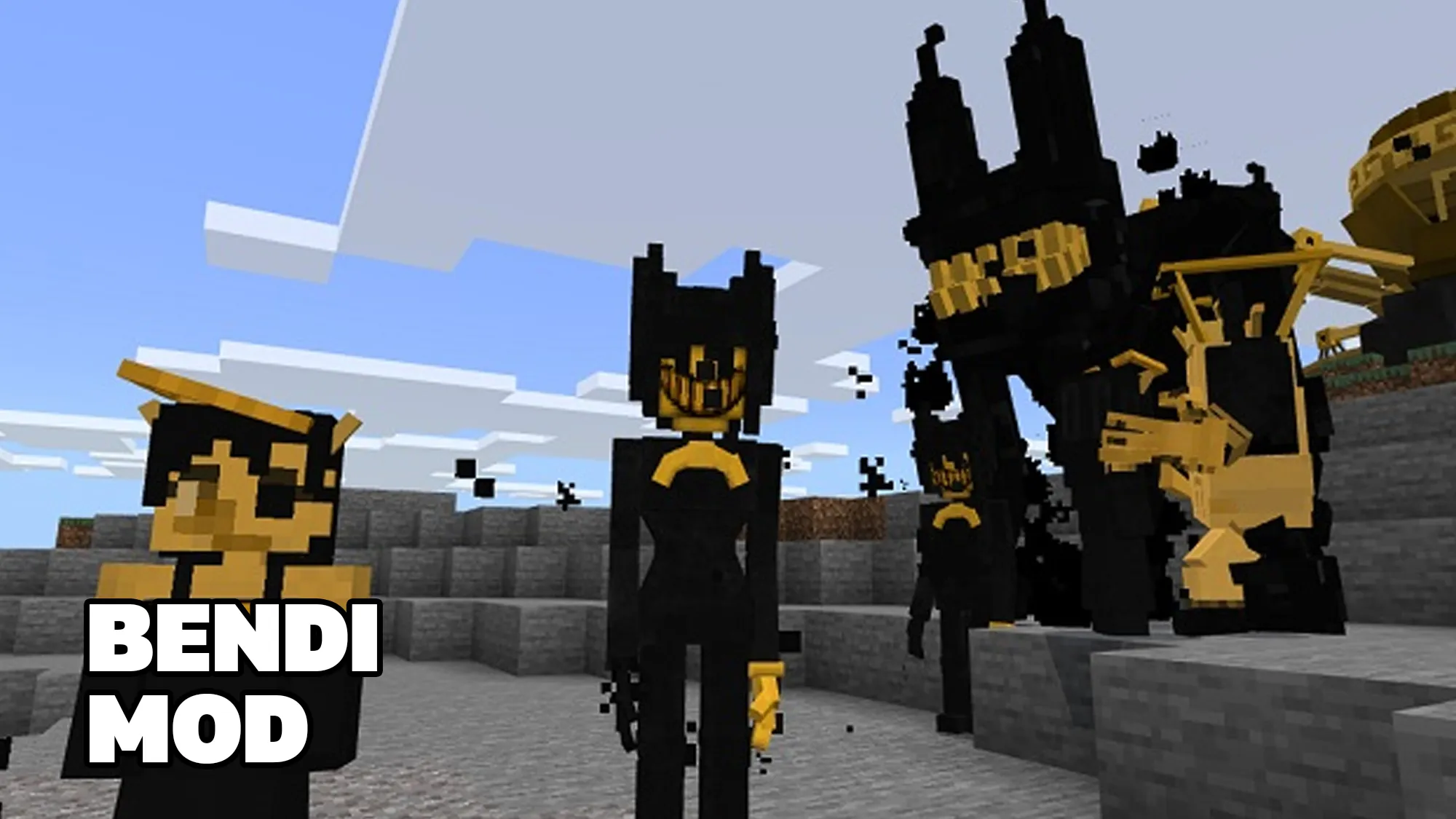 Bendy Mod for Minecraft PE | Indus Appstore | Screenshot