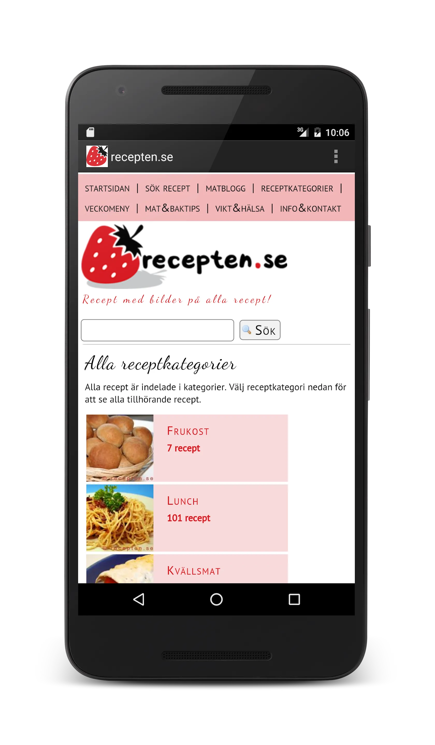 recepten.se | Indus Appstore | Screenshot