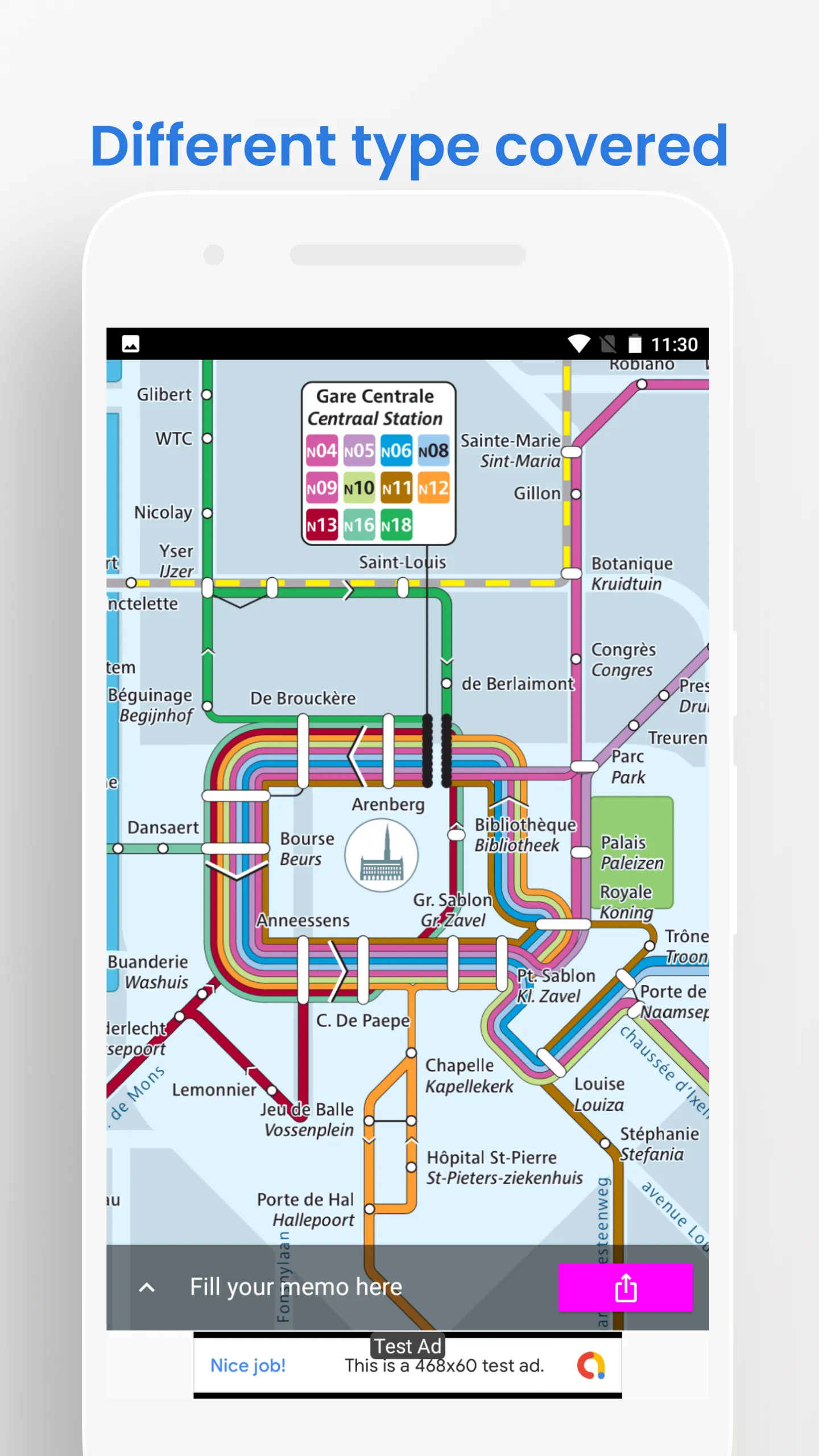 BRUSSELS METRO TRAM BUS GUIDE | Indus Appstore | Screenshot