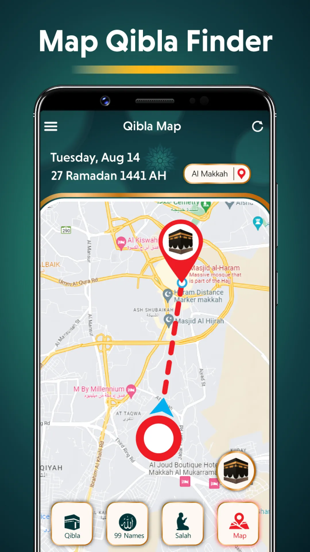 Qibla Finder: Qibla Direction | Indus Appstore | Screenshot