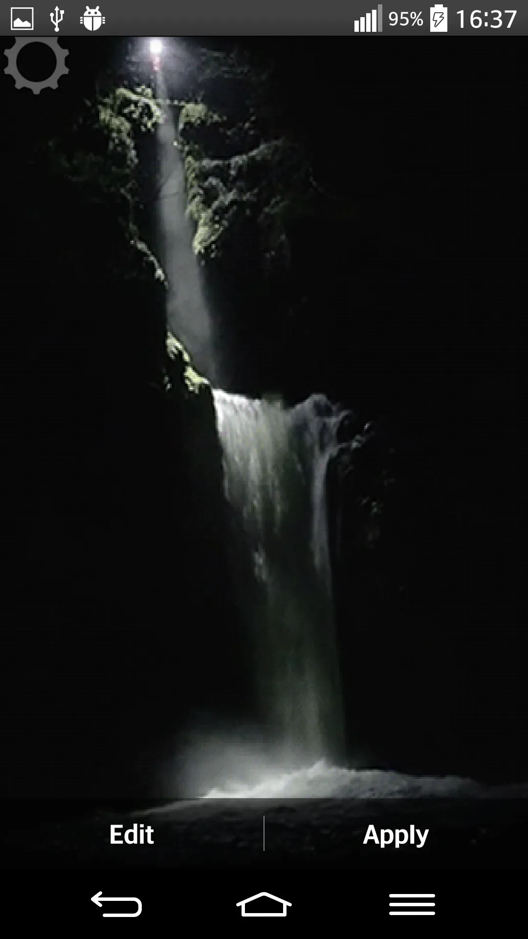 Waterfall Sound Live Wallpaper | Indus Appstore | Screenshot