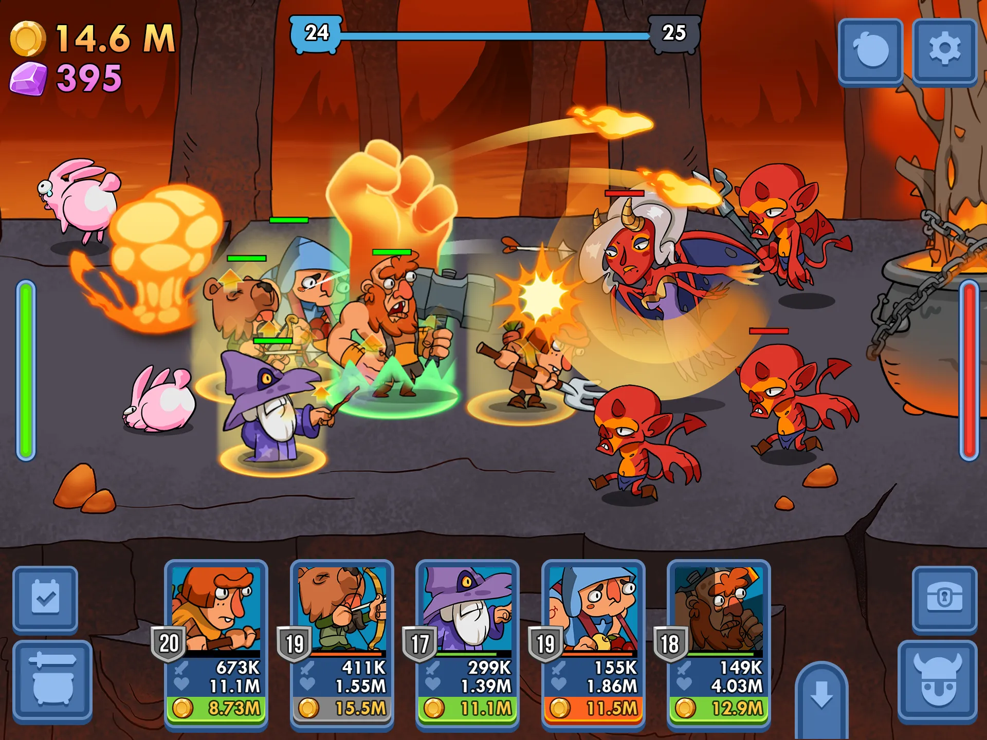 Semi Heroes: Idle & Clicker Ad | Indus Appstore | Screenshot