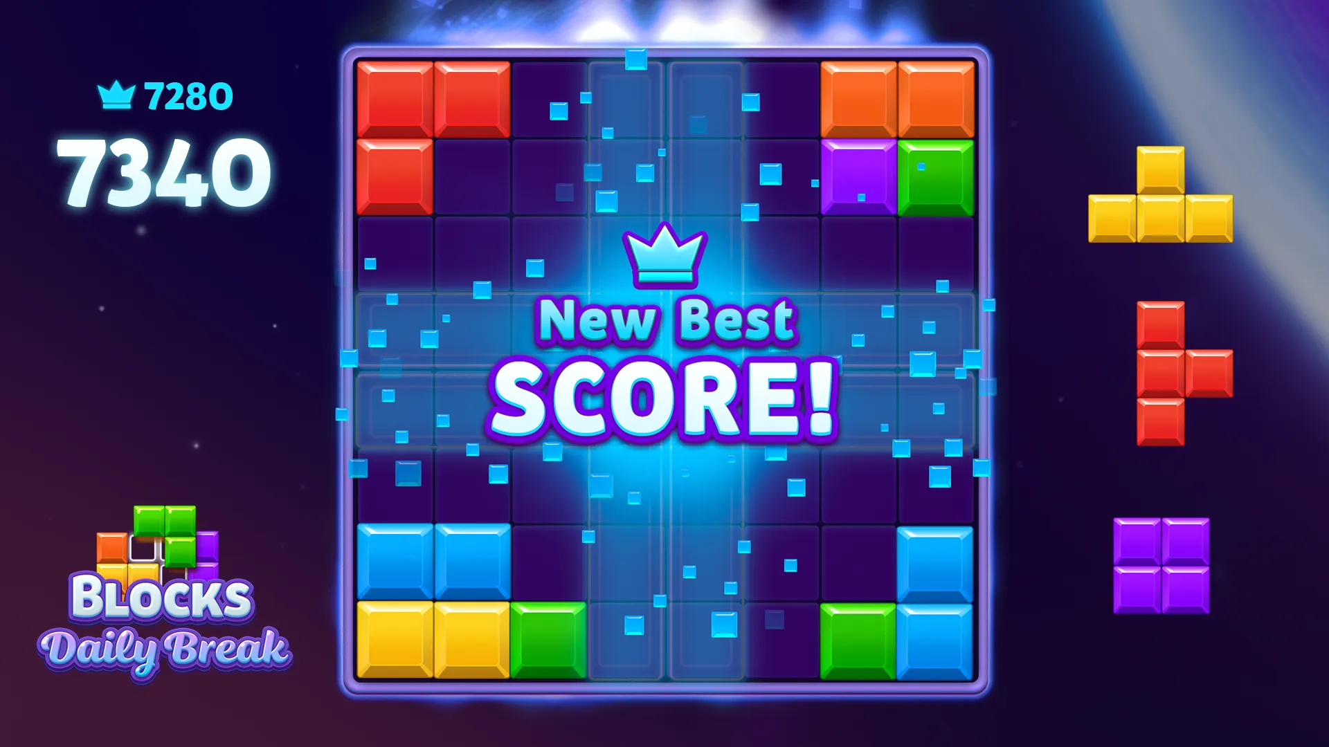 Blocks Daily Break Puzzle Game | Indus Appstore | Screenshot