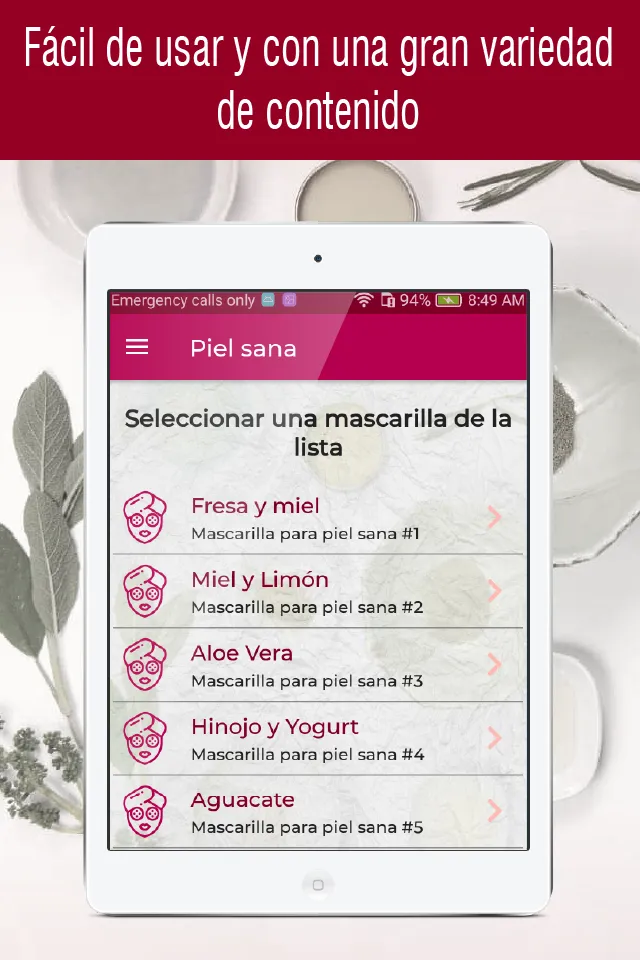 mascarillas caseras para cara | Indus Appstore | Screenshot