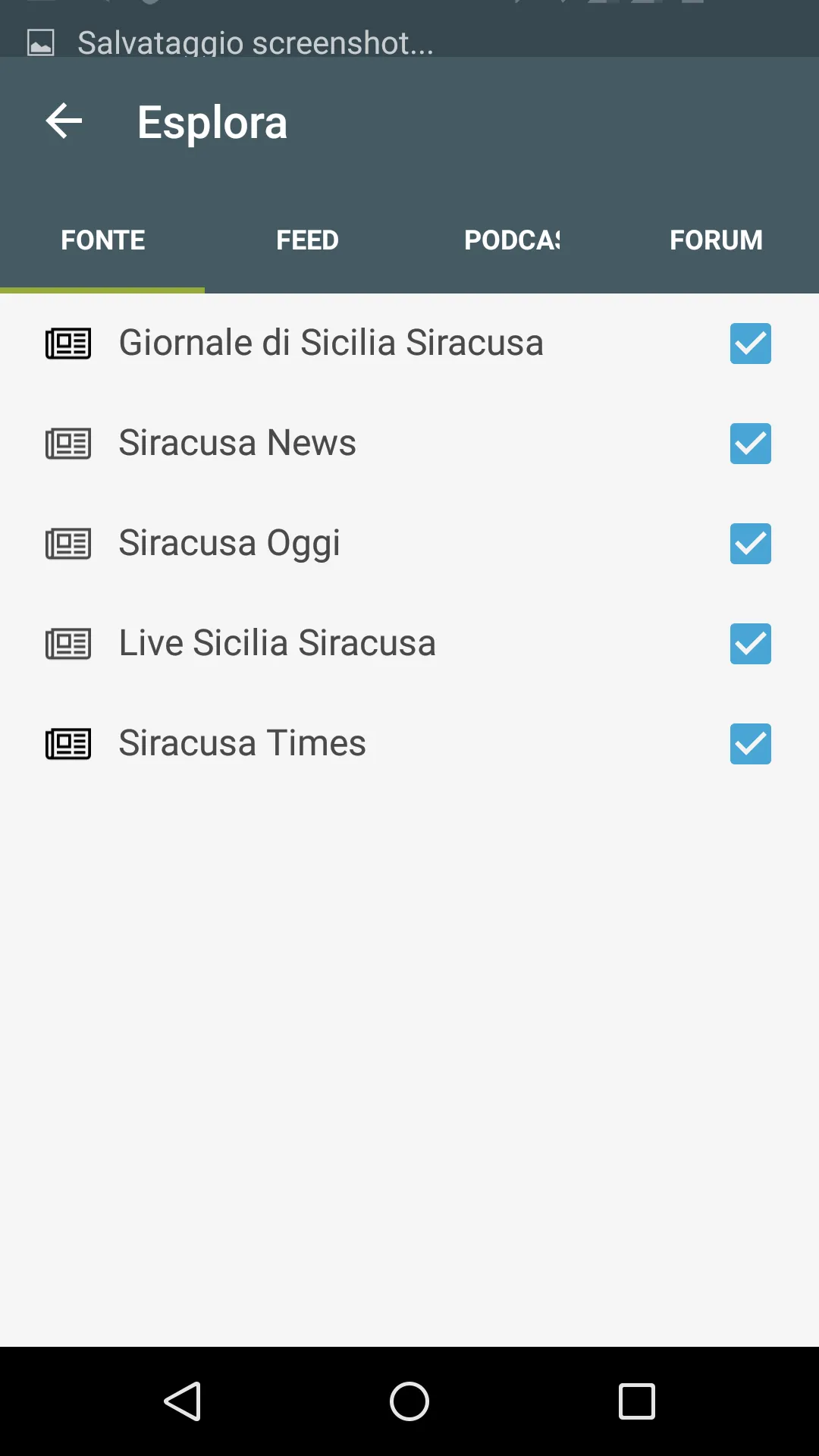 Siracusa notizie locali | Indus Appstore | Screenshot