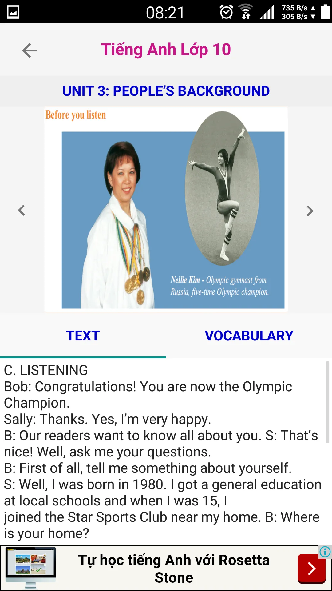 Tieng Anh Lop 10 - English 10 | Indus Appstore | Screenshot