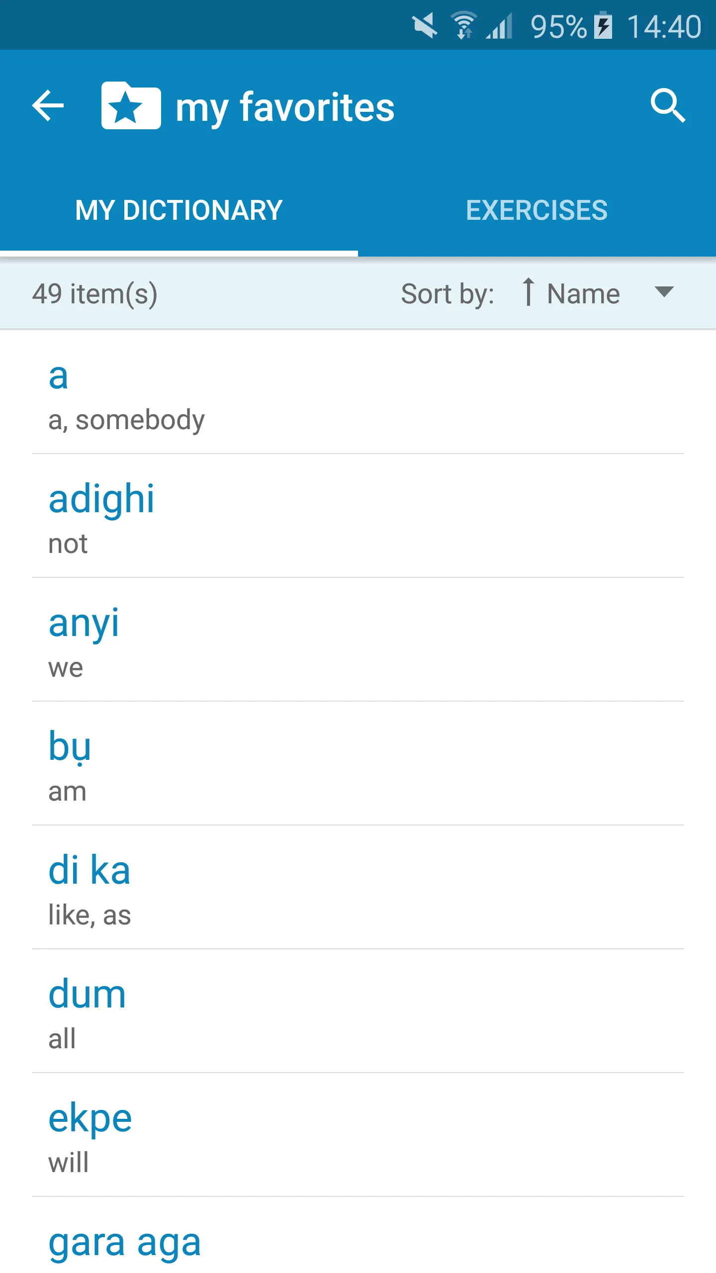 Igbo-English Dictionary | Indus Appstore | Screenshot