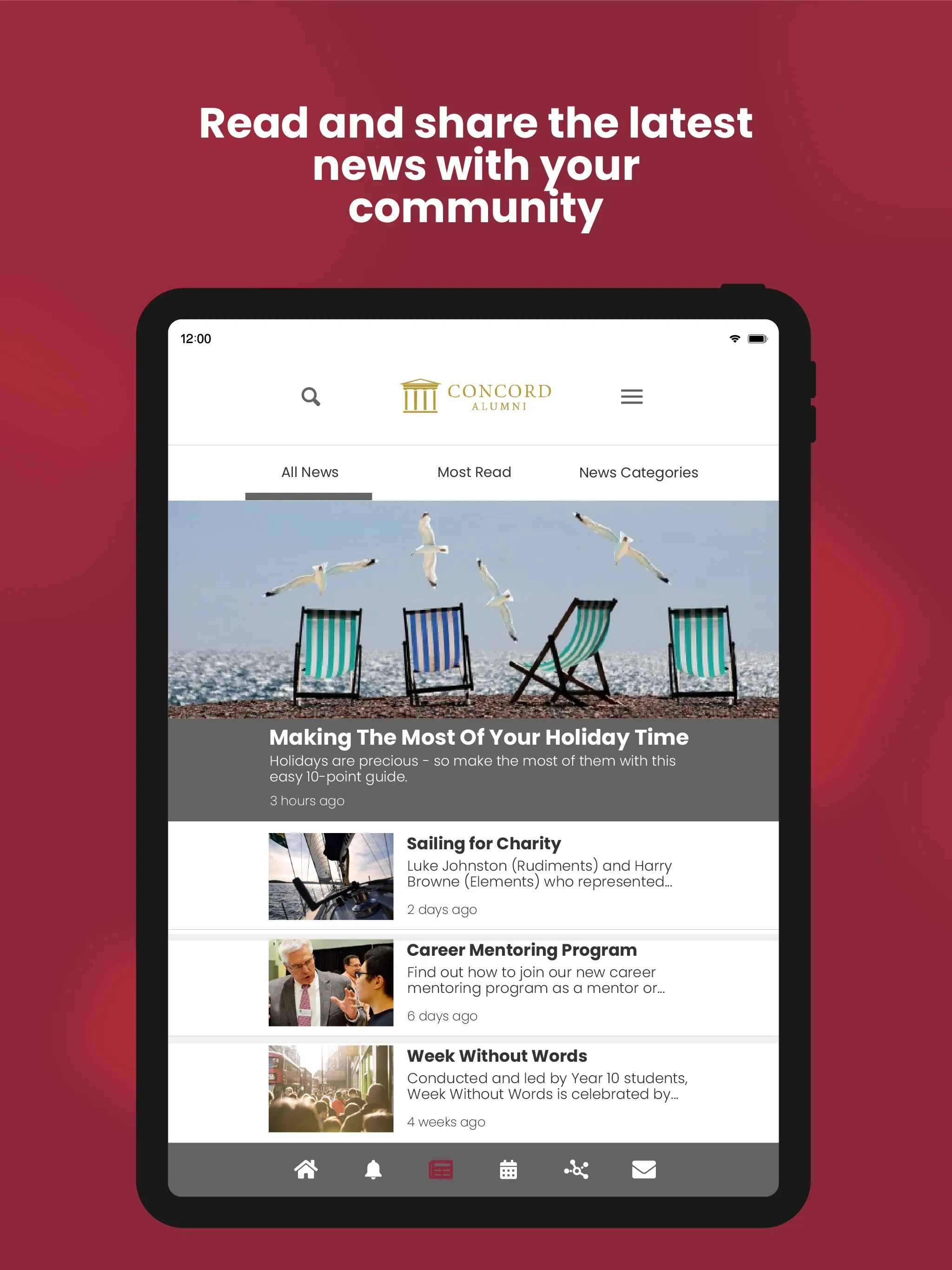 Concord College Alumni Network | Indus Appstore | Screenshot