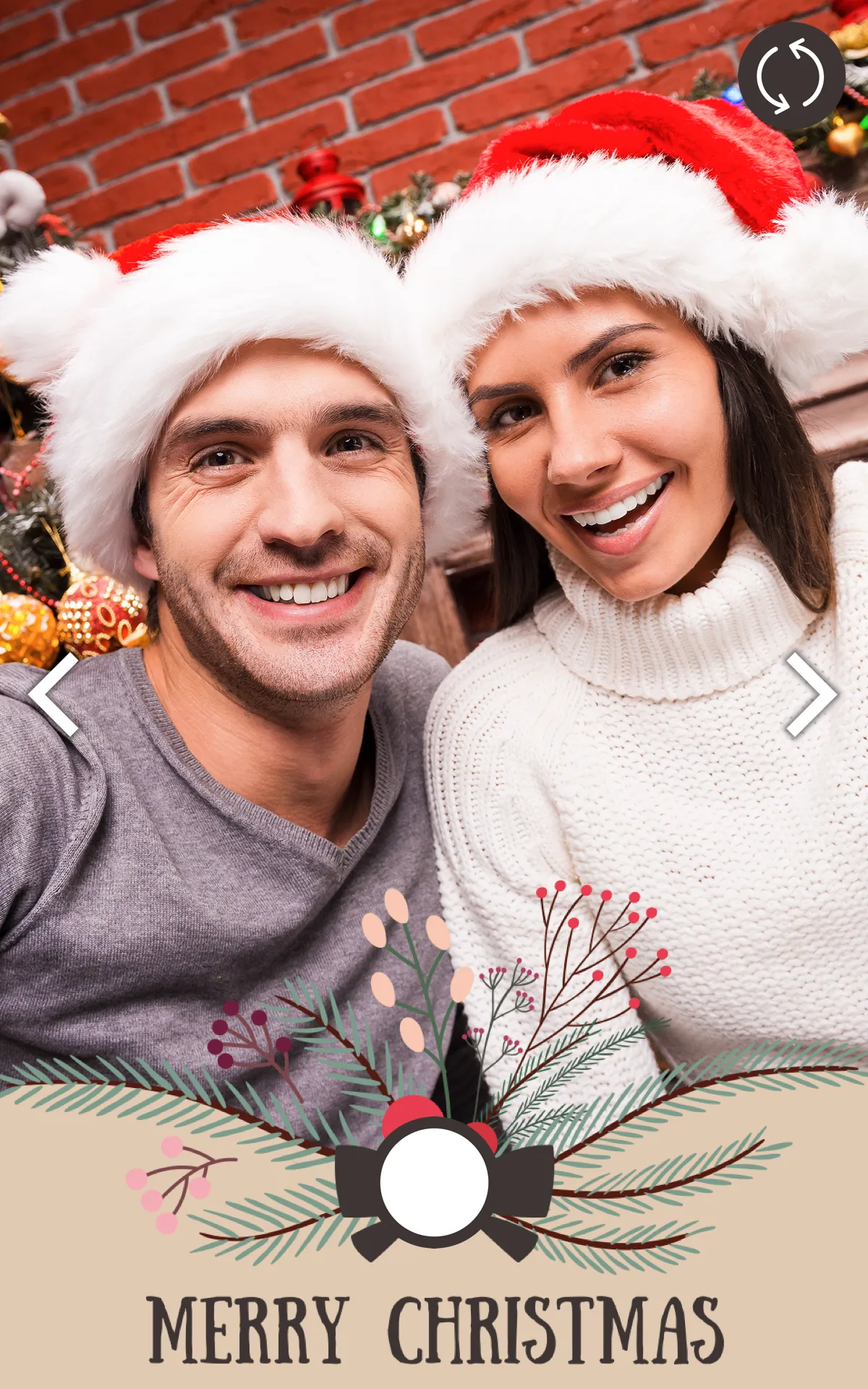 Mistletoe Christmas Selfie HD | Indus Appstore | Screenshot