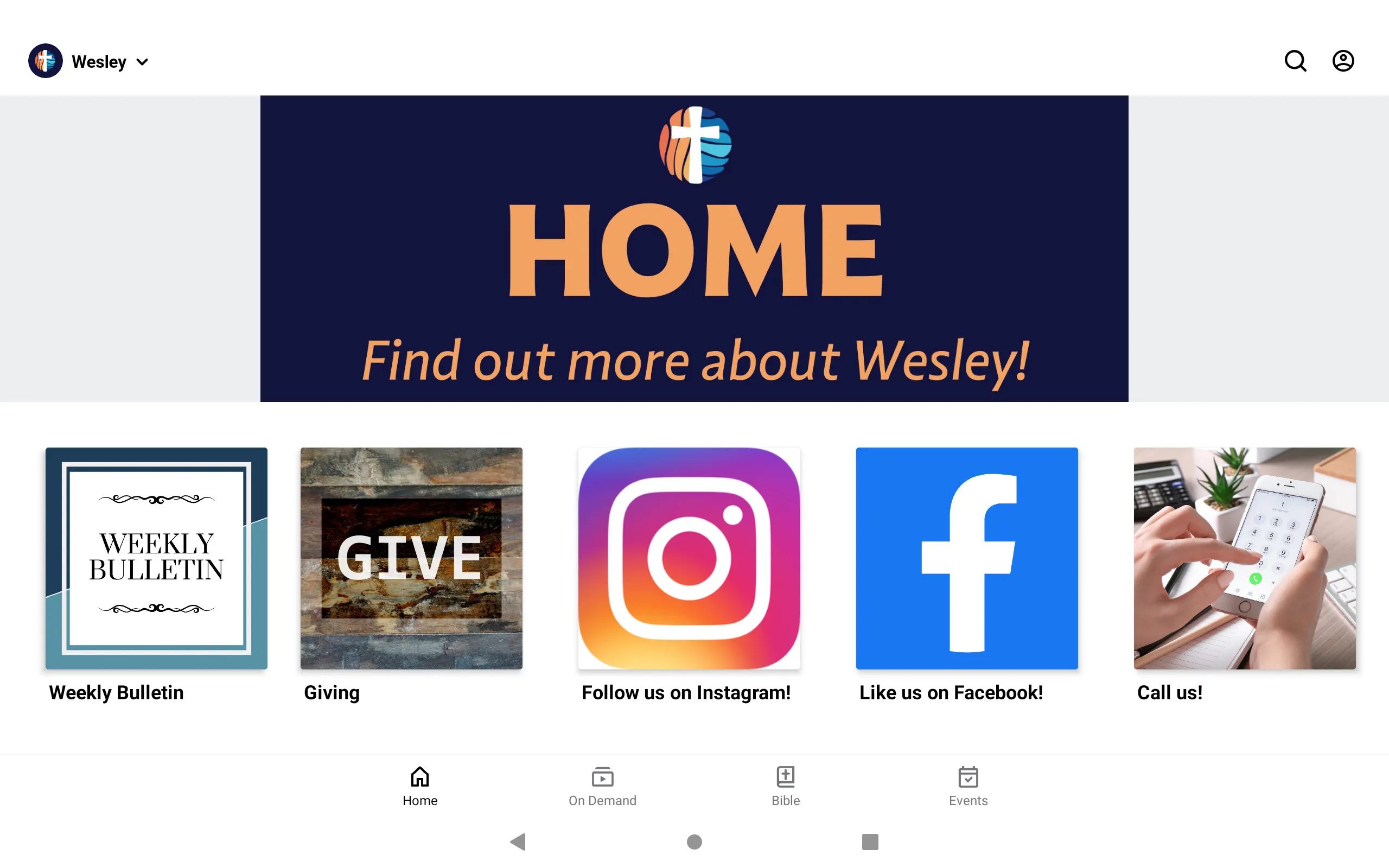 Wesley Memorial UMC | Indus Appstore | Screenshot