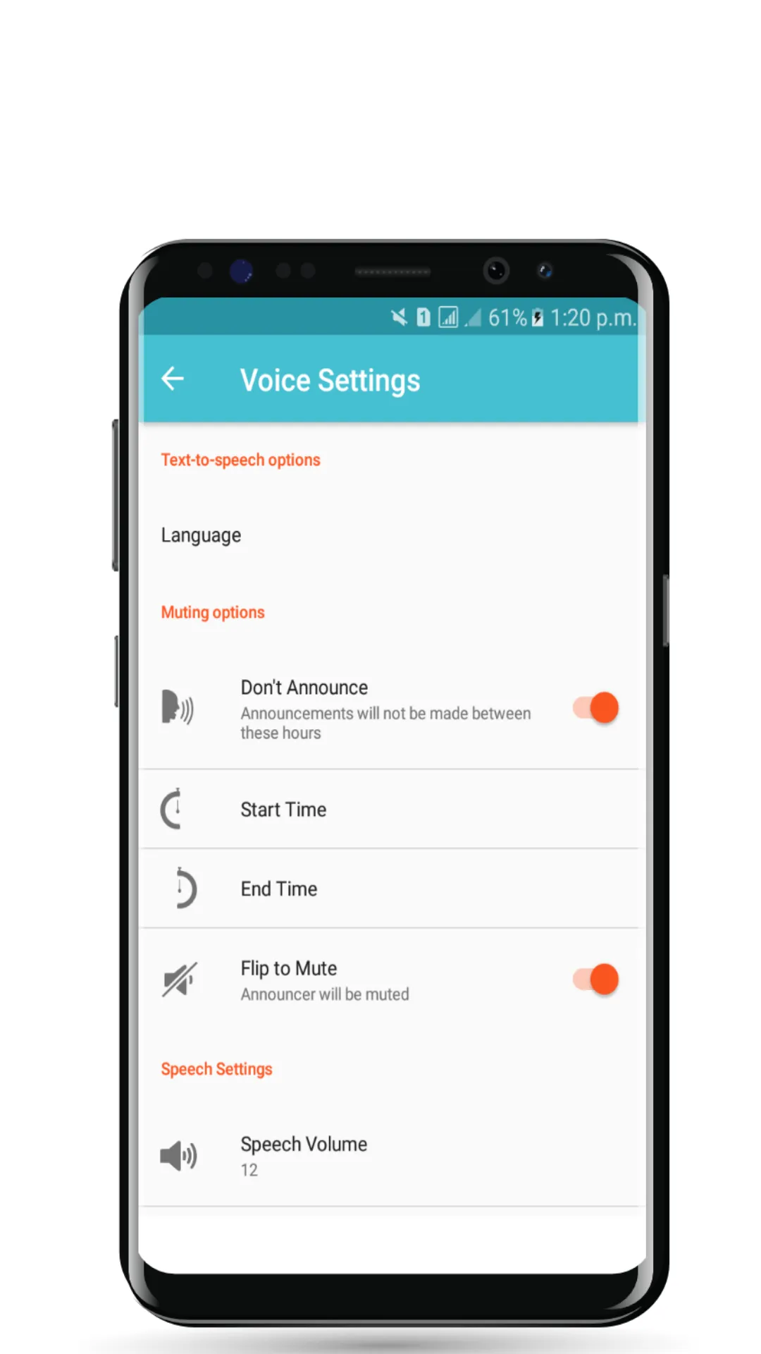 Smart Announcer:Call & Battery | Indus Appstore | Screenshot