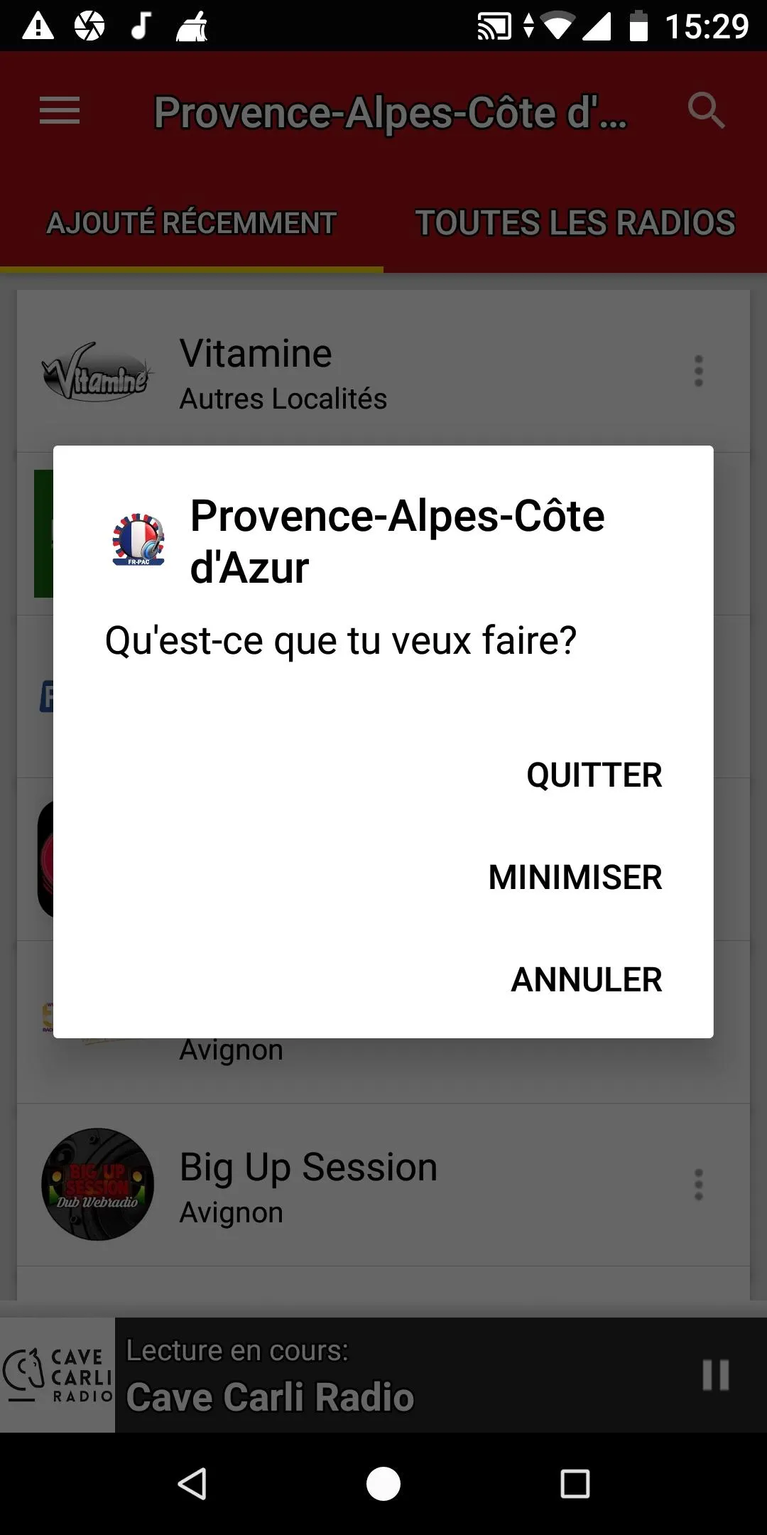 Radios ProvenceAlpesCôted'Azur | Indus Appstore | Screenshot