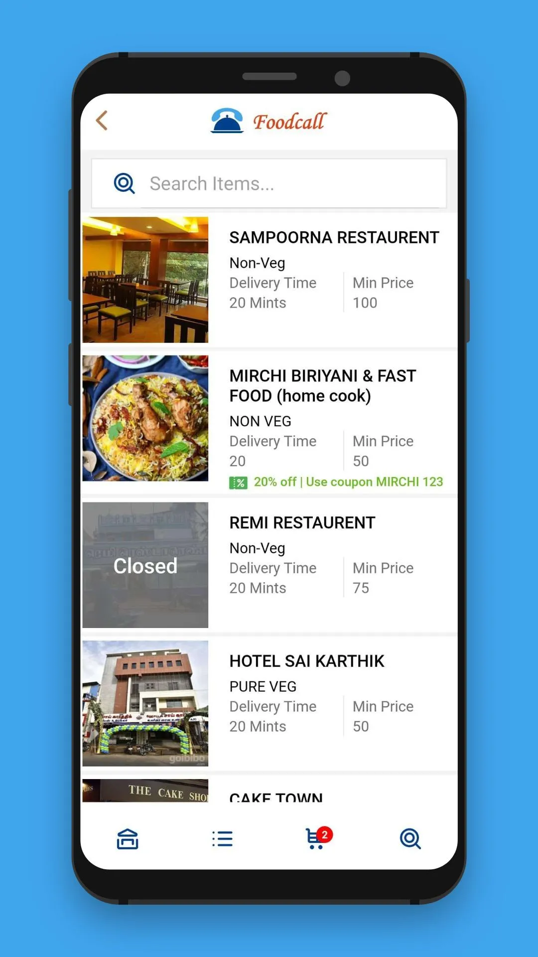 Food Call | Indus Appstore | Screenshot