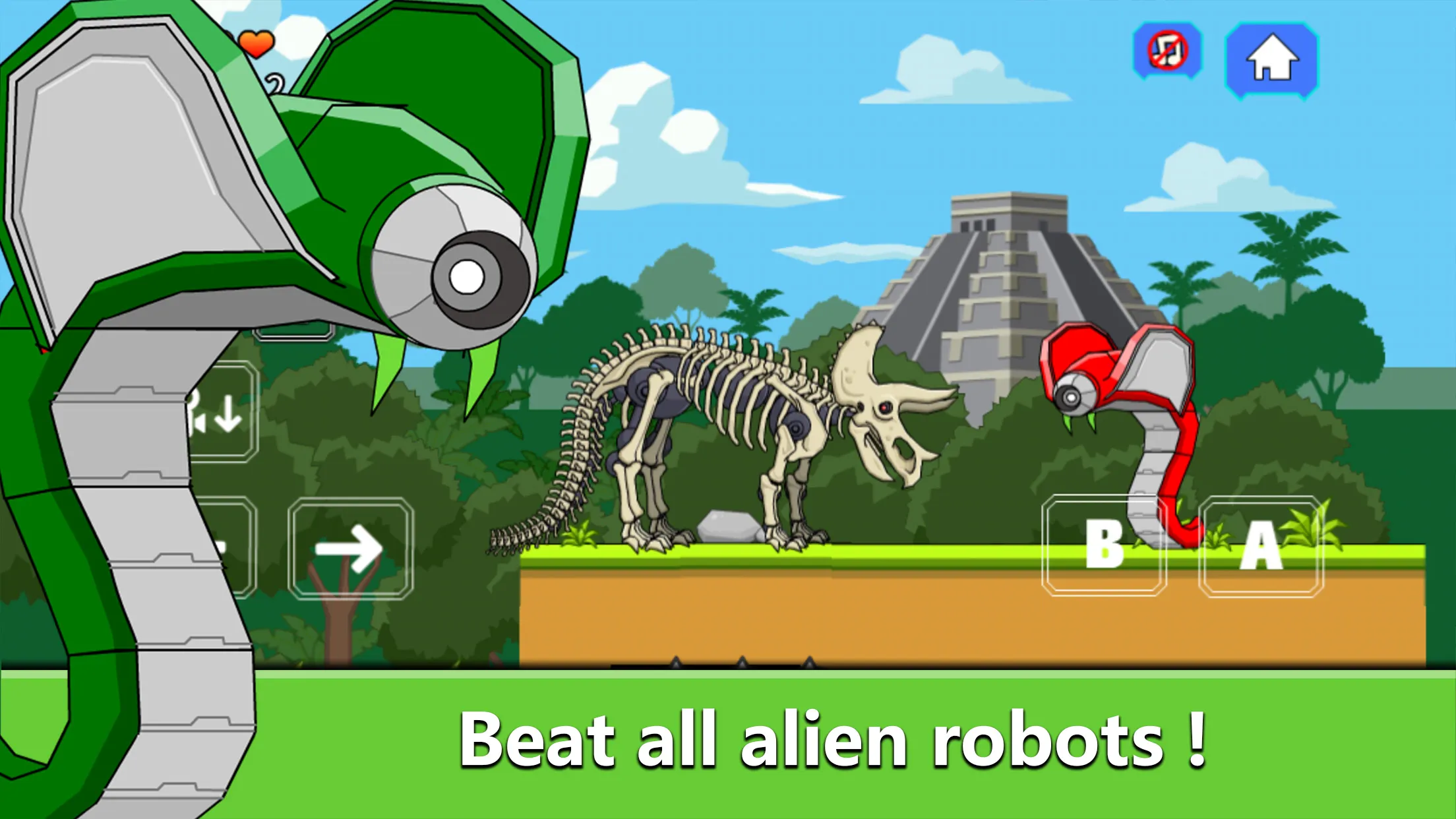 Triceratops Dino Fossil Robot | Indus Appstore | Screenshot