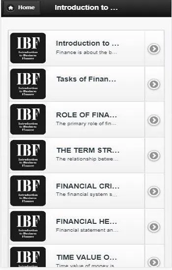 Introduction to business finan | Indus Appstore | Screenshot