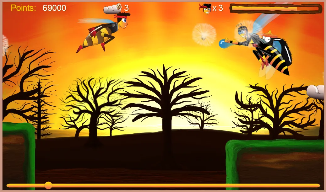 Justin the Bee: Ninja Runner | Indus Appstore | Screenshot