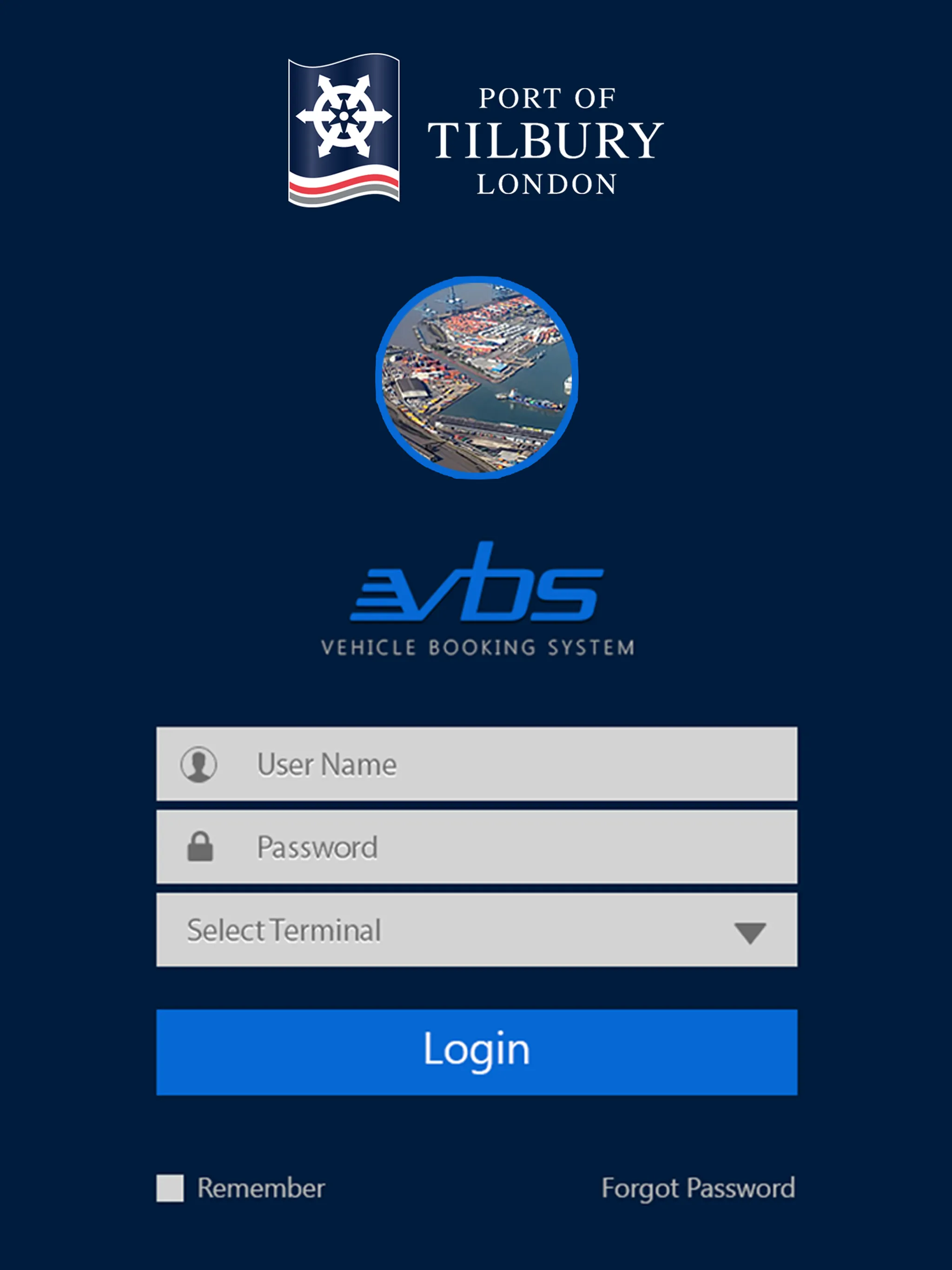 Port of Tilbury VBS | Indus Appstore | Screenshot