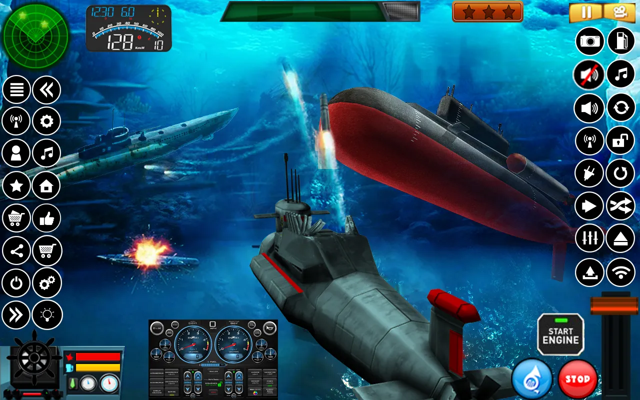 Submarine Navy Warships battle | Indus Appstore | Screenshot