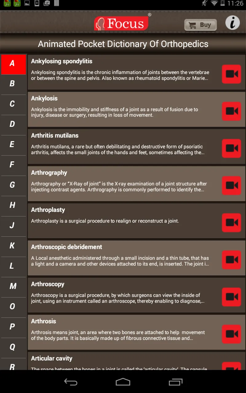 Orthopedics - Medical Dict. | Indus Appstore | Screenshot