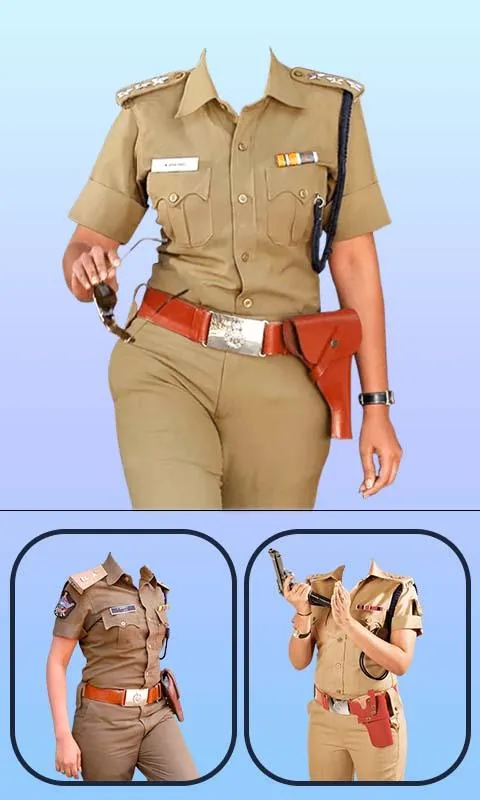 Women Police Photo Suit | Indus Appstore | Screenshot