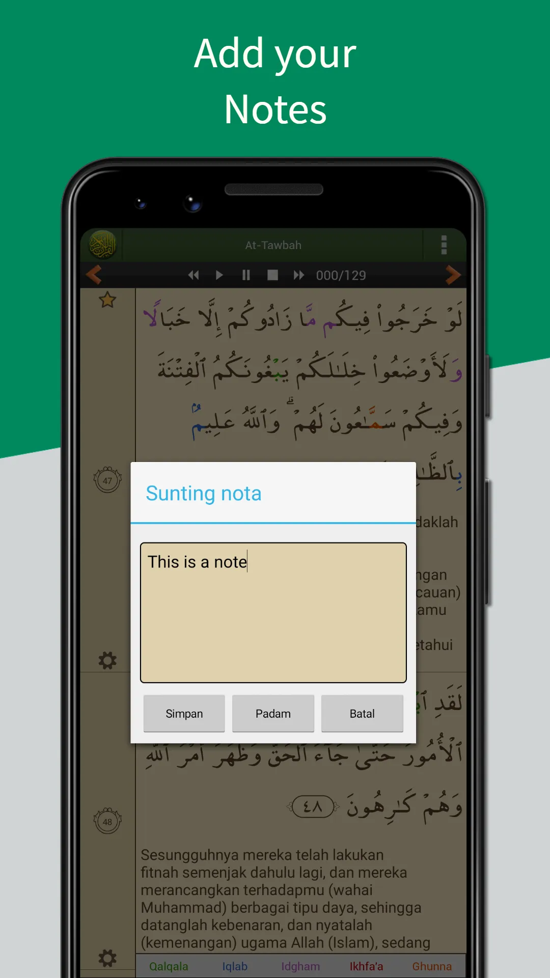 Quran Bahasa Melayu | Indus Appstore | Screenshot