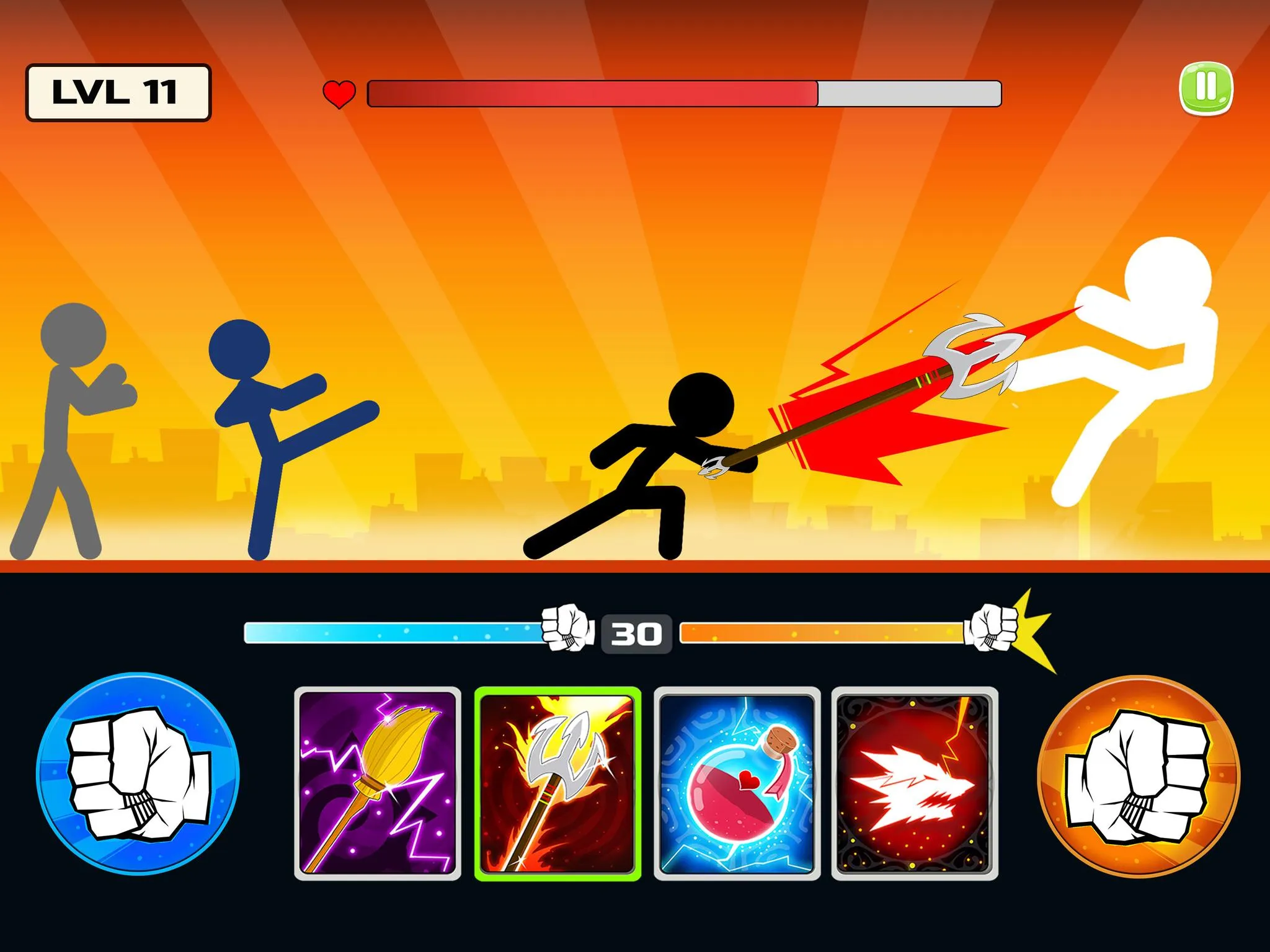 Stickman Fighter : Mega Brawl | Indus Appstore | Screenshot