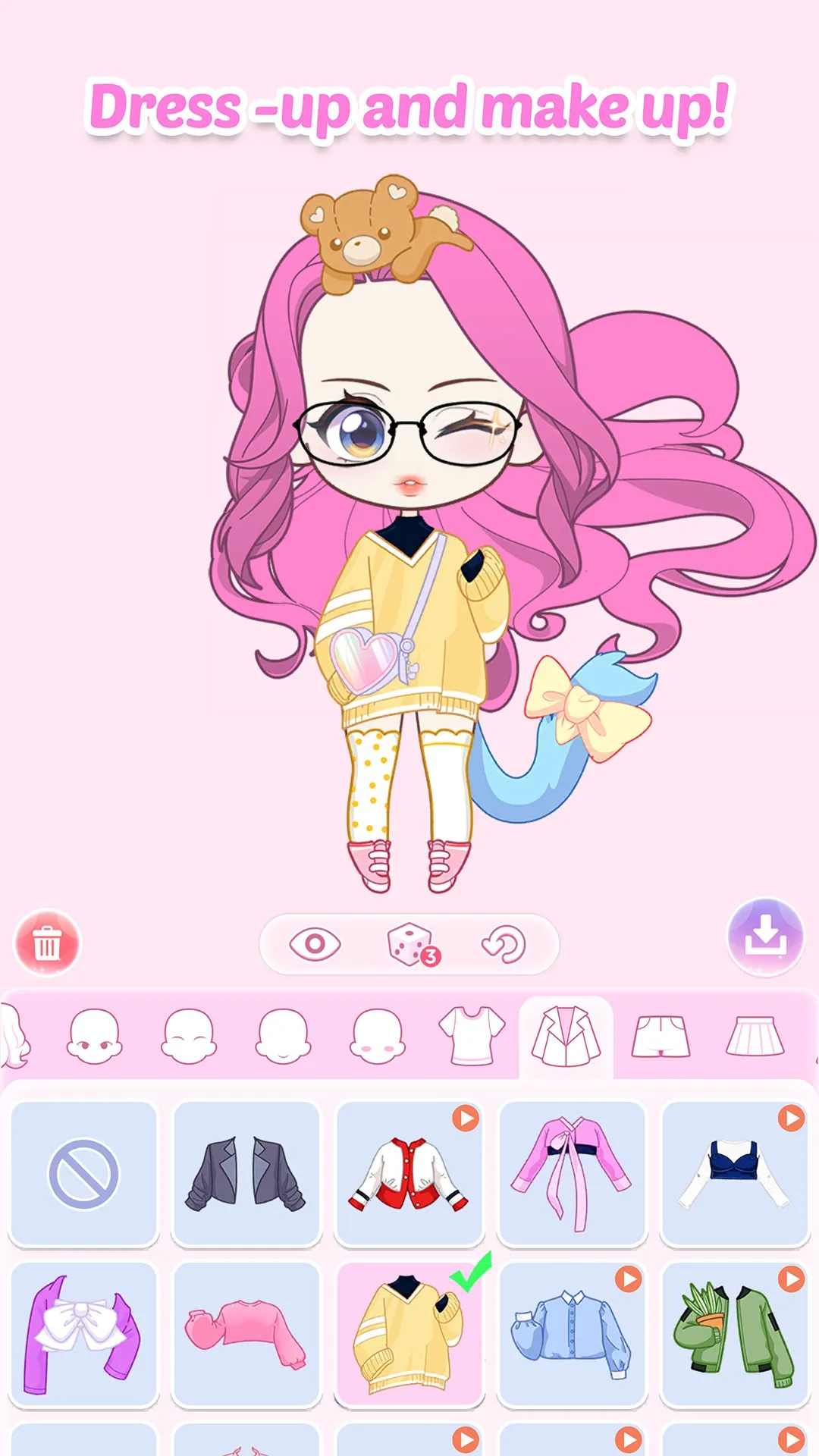 Chibi Doll Dress Up: DIY Game | Indus Appstore | Screenshot