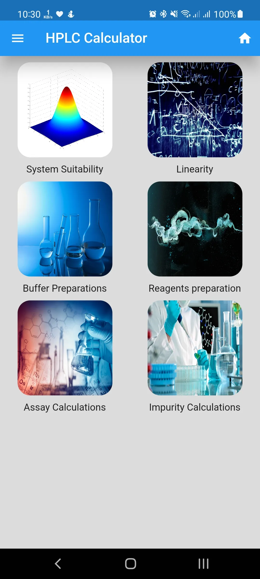 HPLC calculator | Indus Appstore | Screenshot