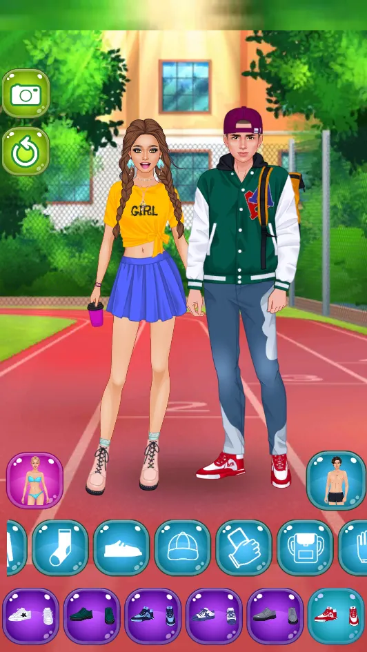 School Couple dress up | Indus Appstore | Screenshot