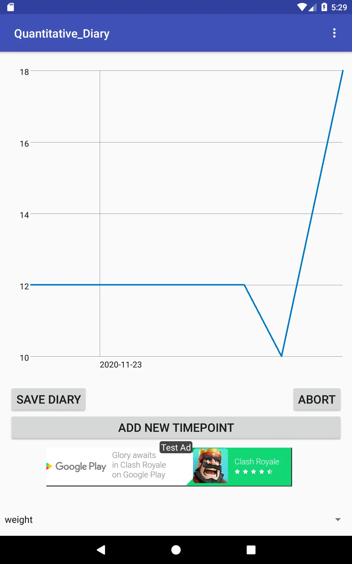 Quantitative Diary | Indus Appstore | Screenshot