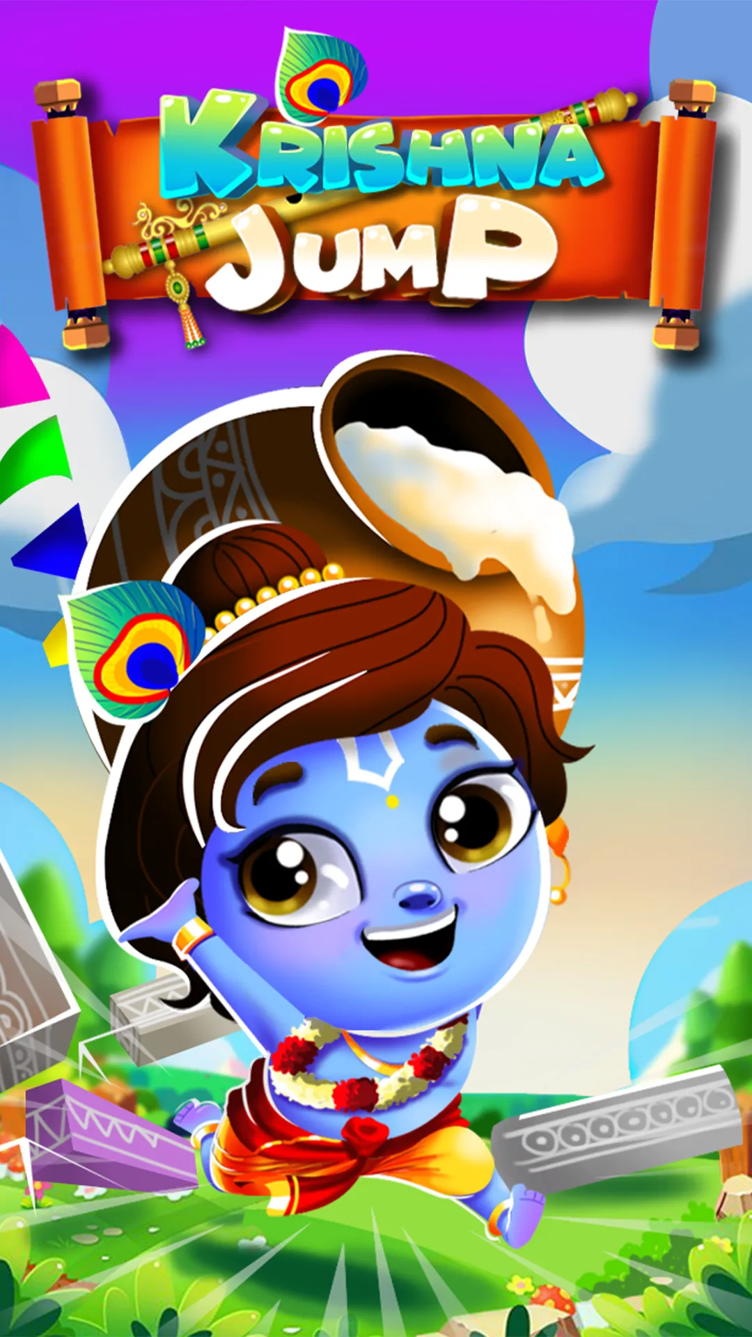 Little Krishna - Jump Tap Game | Indus Appstore | Screenshot