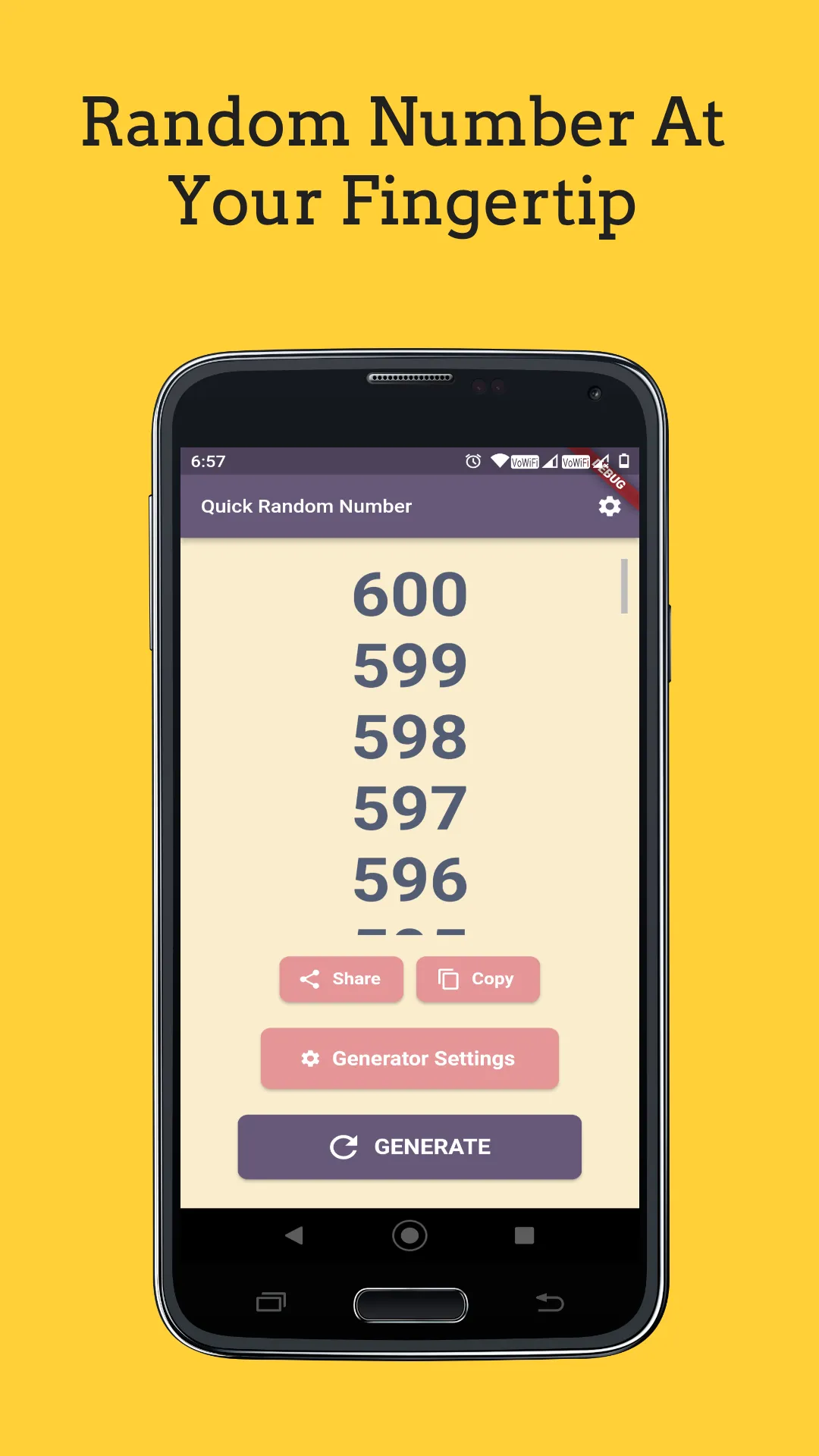 Random Number Generator | Indus Appstore | Screenshot