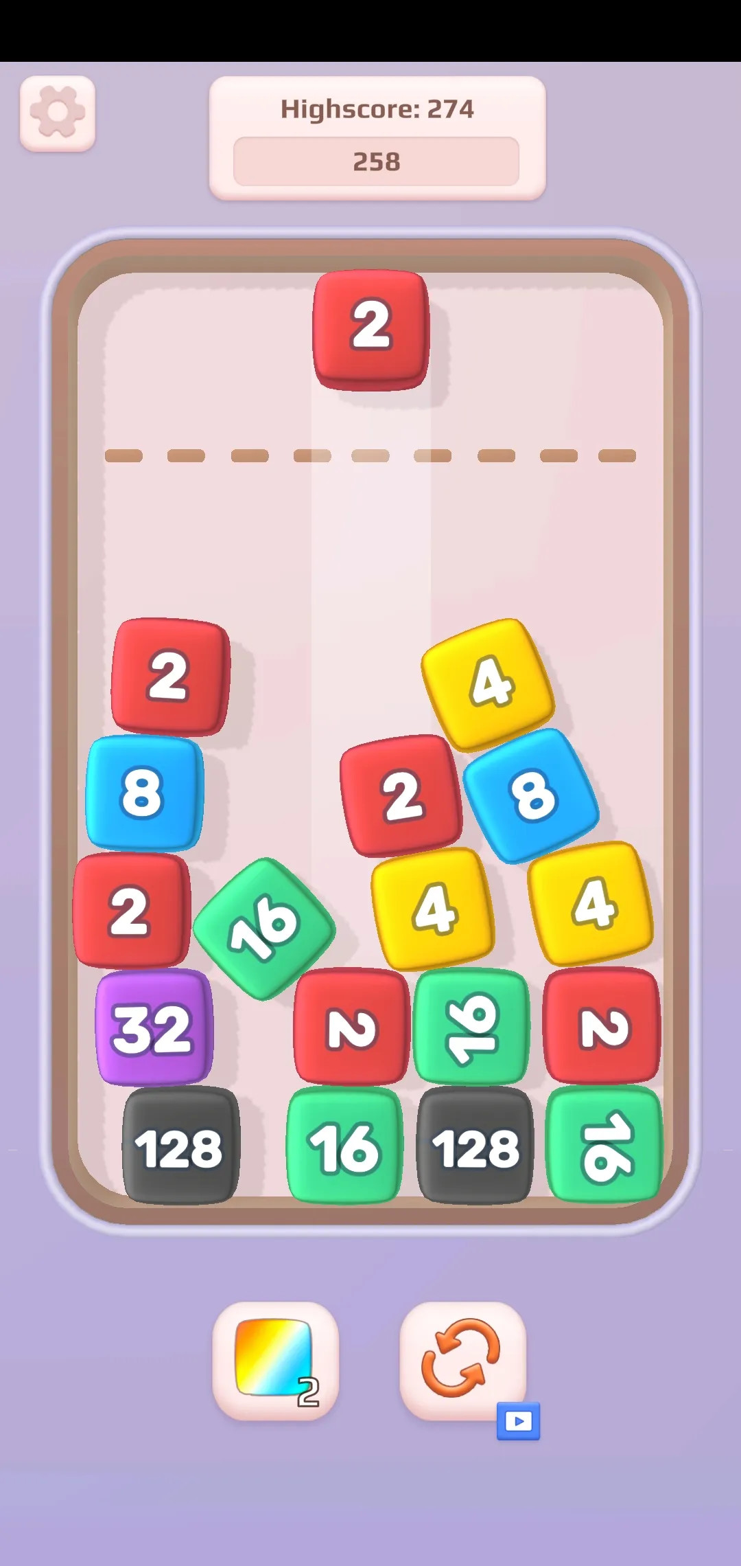 Cubes 2048 | Indus Appstore | Screenshot