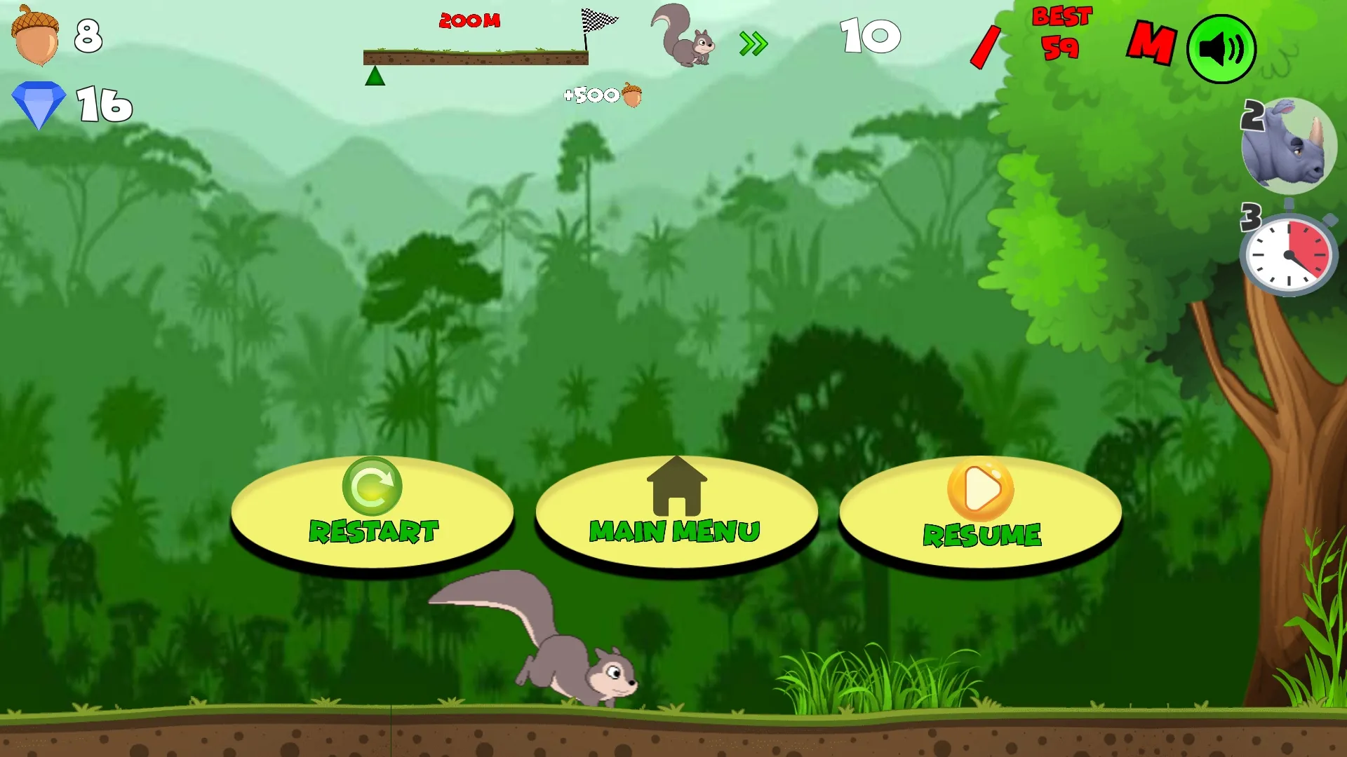 Squirrel Adventures | Indus Appstore | Screenshot