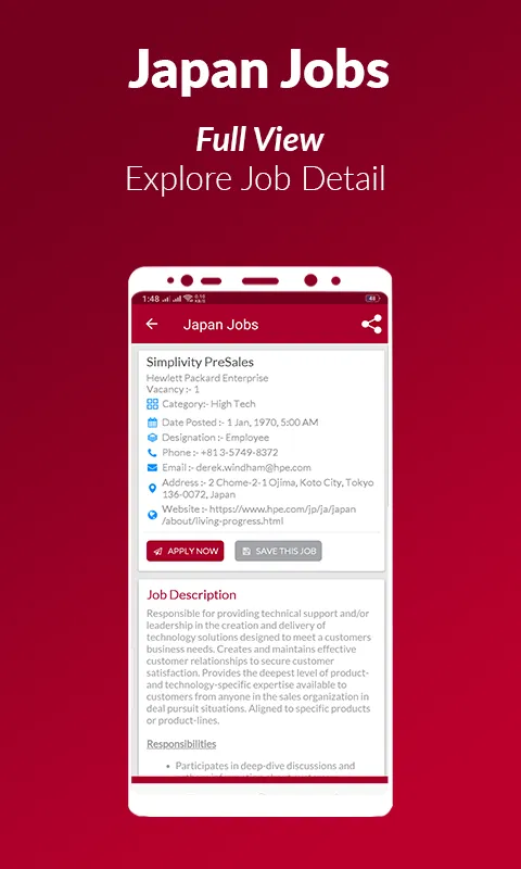 Japan Jobs | Indus Appstore | Screenshot