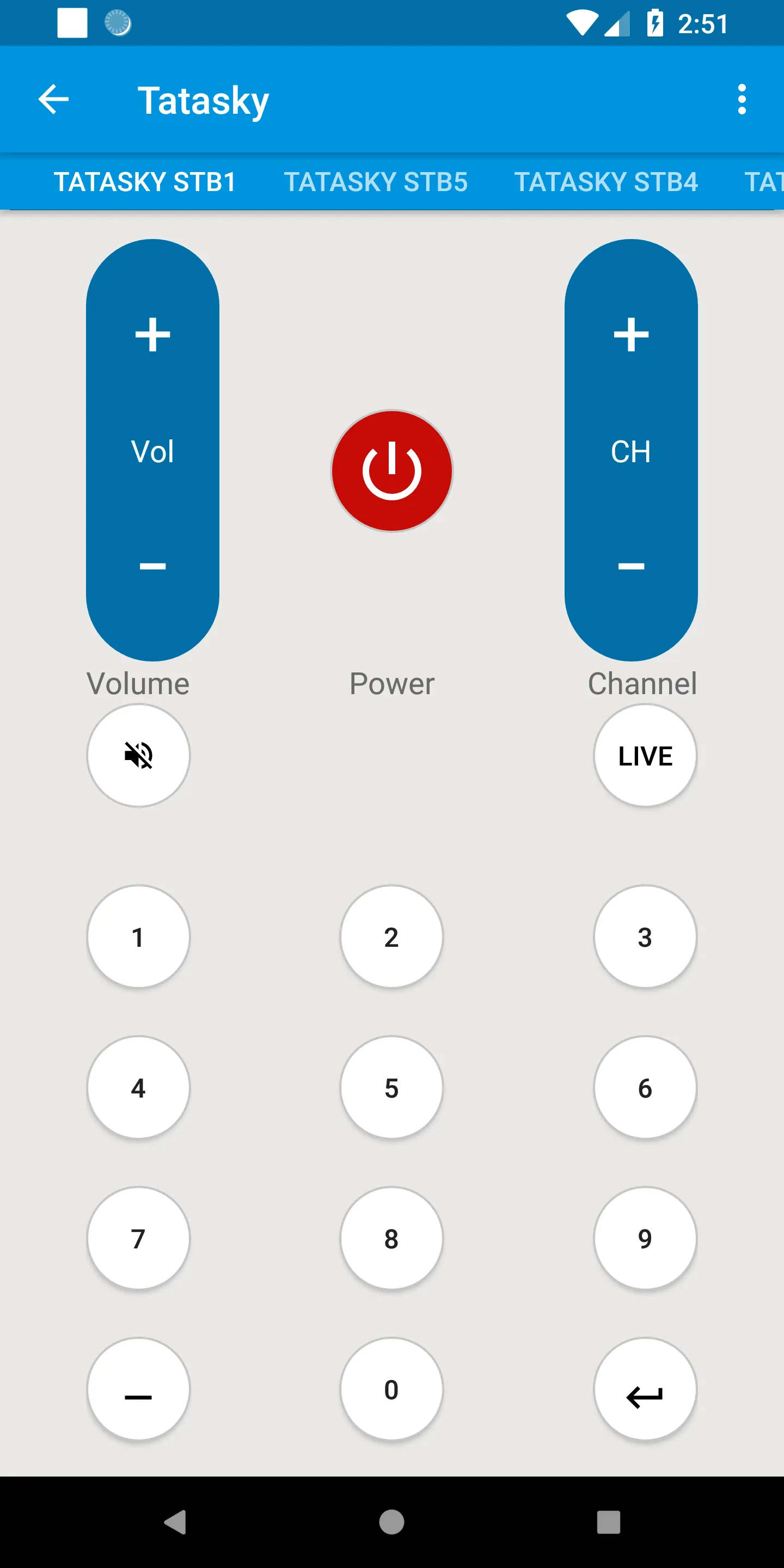 Tata Sky Remote | Indus Appstore | Screenshot