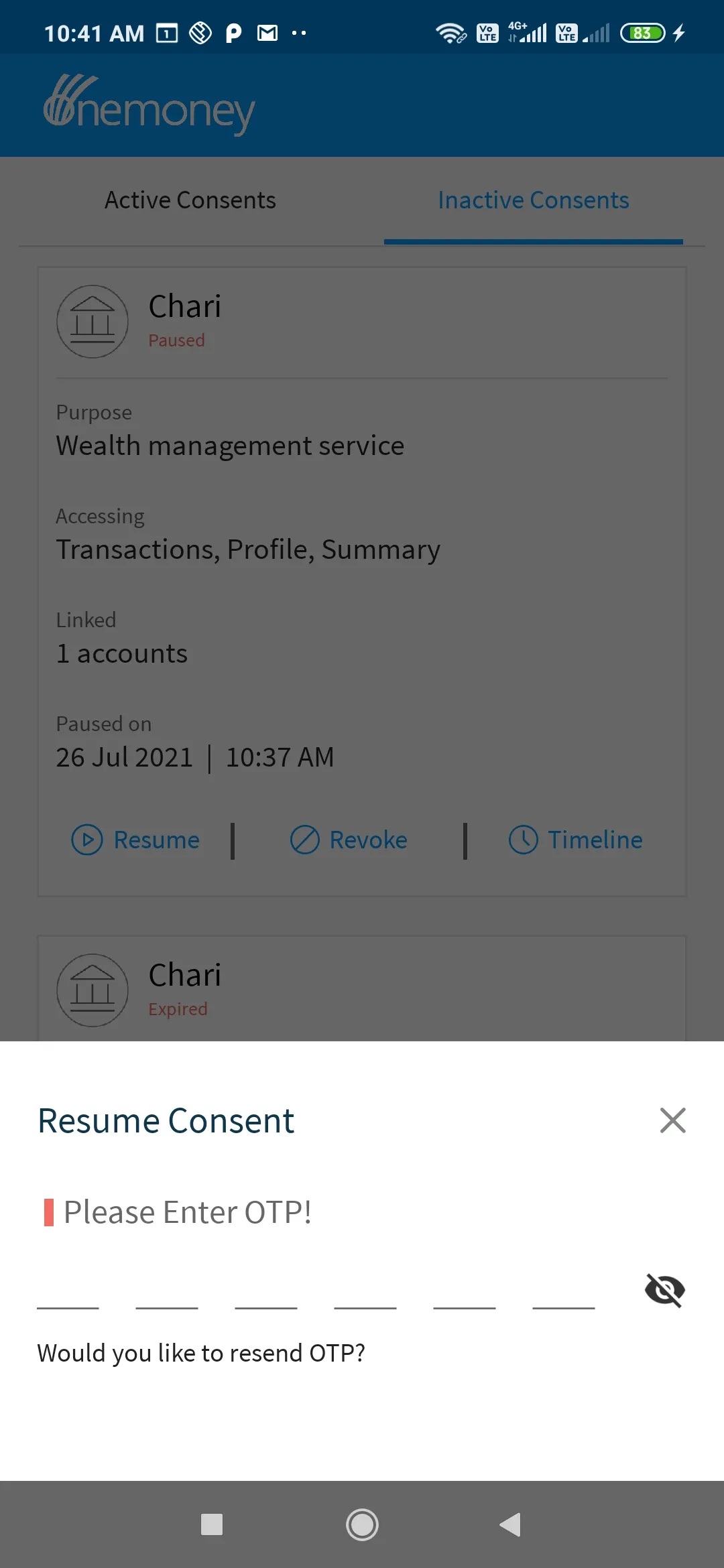 Onemoney | Indus Appstore | Screenshot