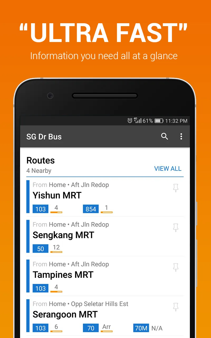 SG Dr Bus: SG Bus Daily Route | Indus Appstore | Screenshot