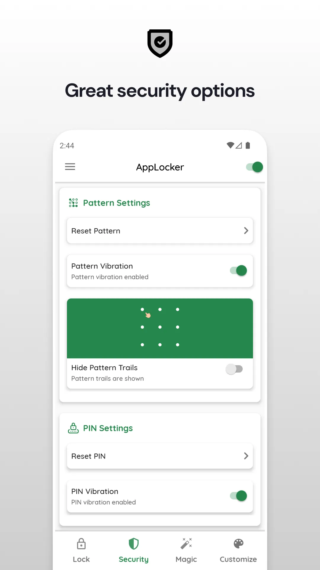 App Lock: Fingerprint, Pattern | Indus Appstore | Screenshot