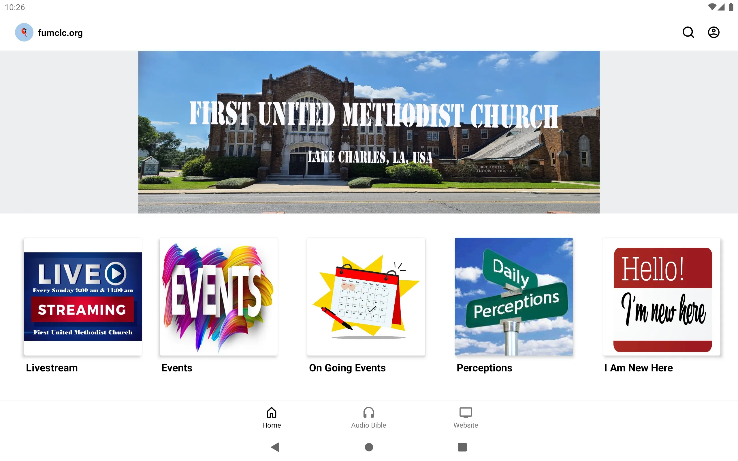 Lake Charles United Methodist | Indus Appstore | Screenshot