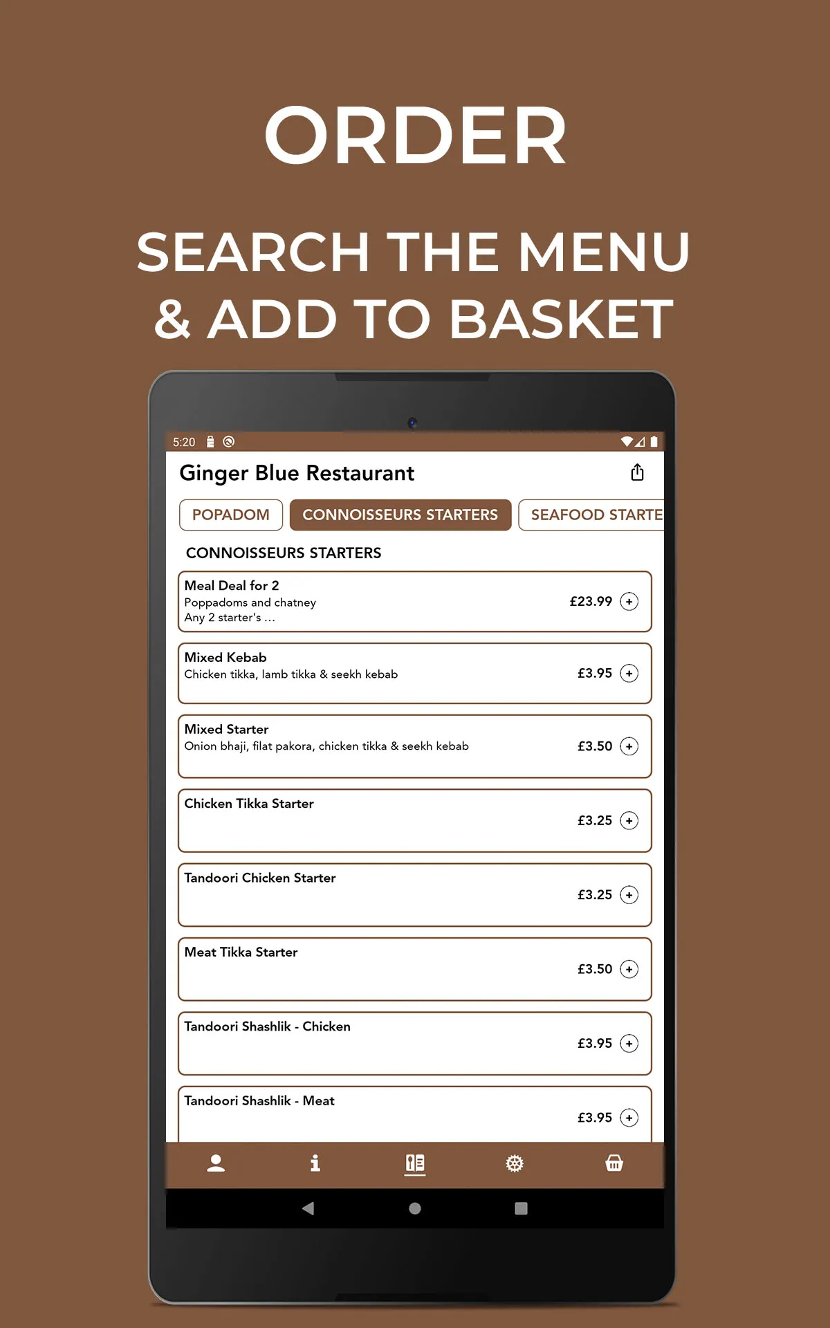 Ginger Blue Restaurant | Indus Appstore | Screenshot