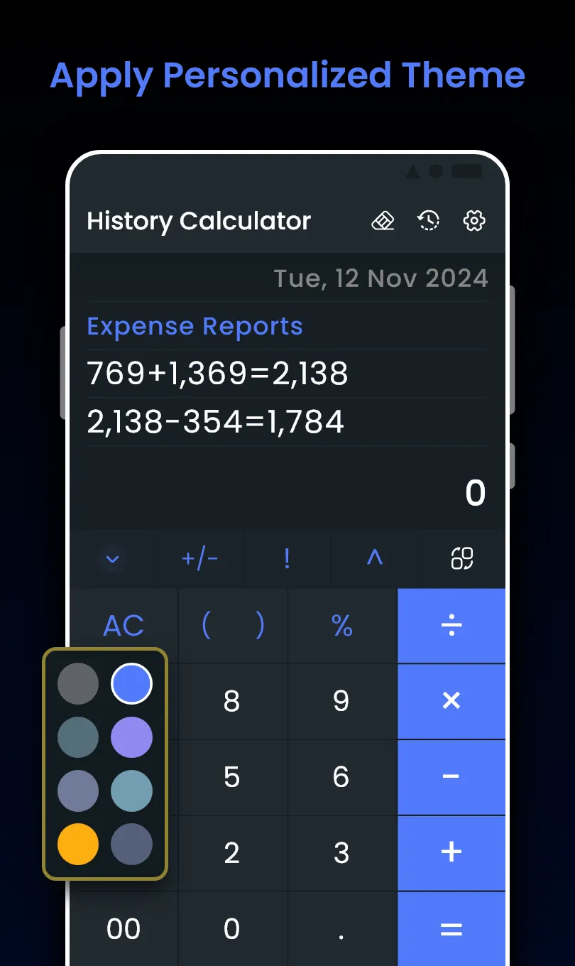 Simple Calculator with History | Indus Appstore | Screenshot