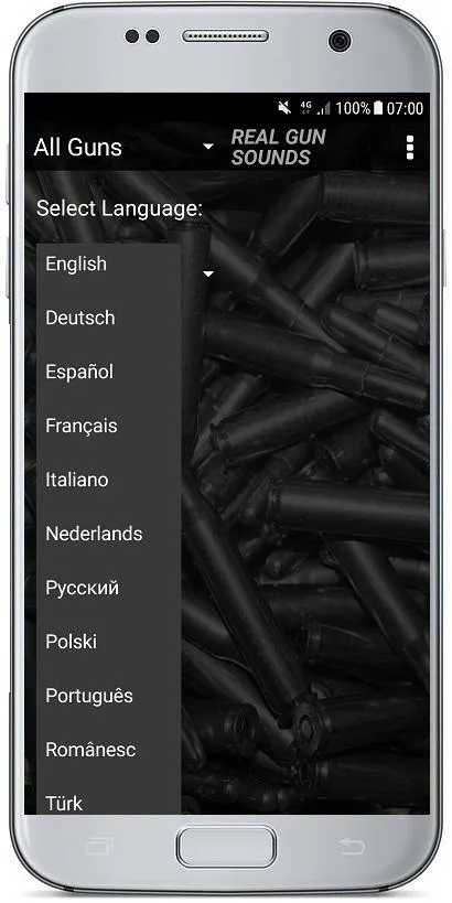 REAL GUN SOUNDS | Indus Appstore | Screenshot