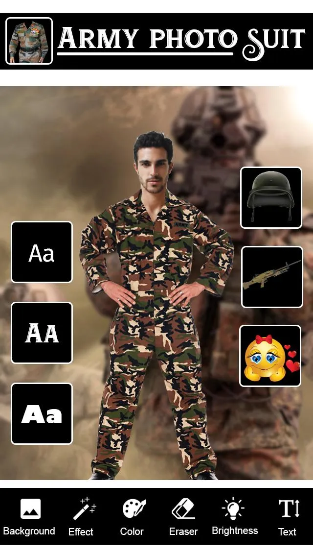 Army Suit Photo Editor | Indus Appstore | Screenshot