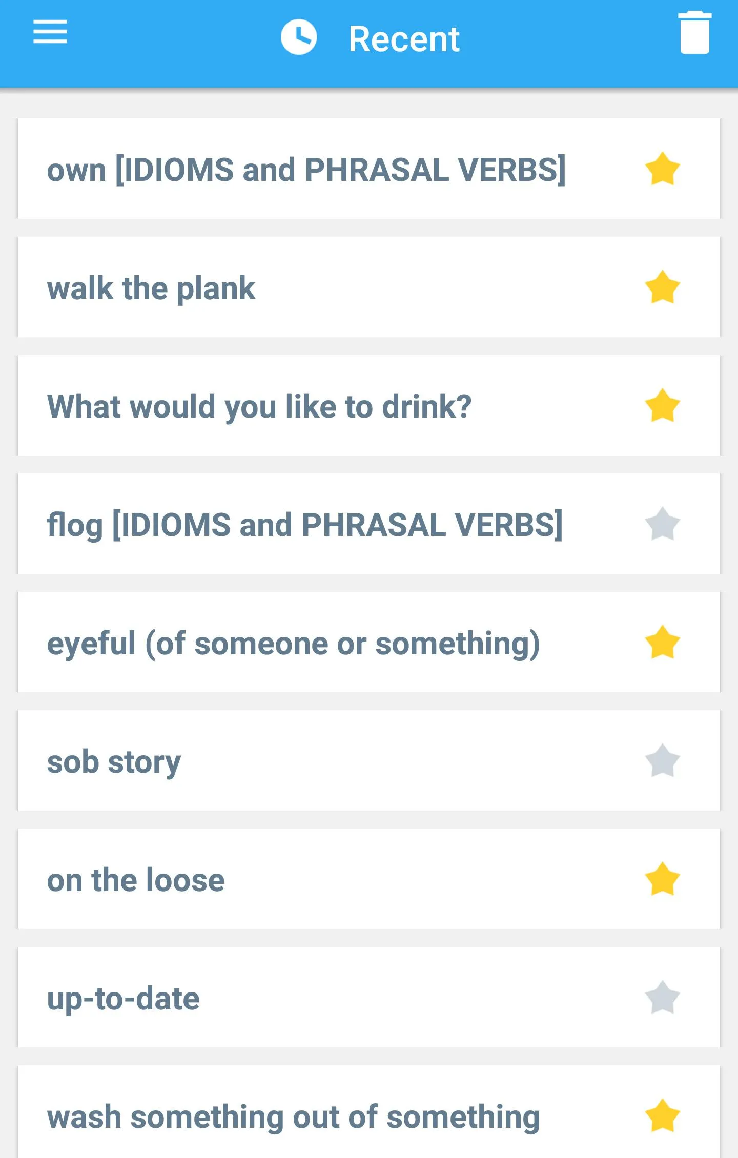 American Idioms-Phrasal Verbs | Indus Appstore | Screenshot