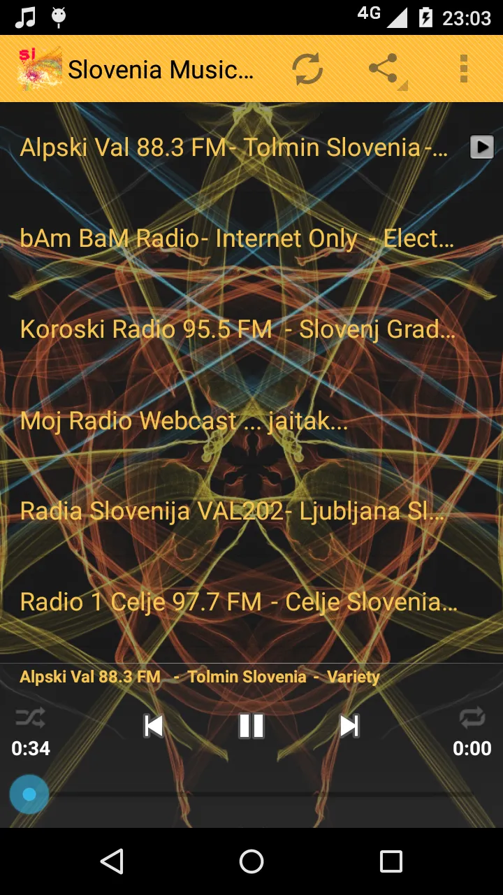 Slovenia Music ONLINE | Indus Appstore | Screenshot