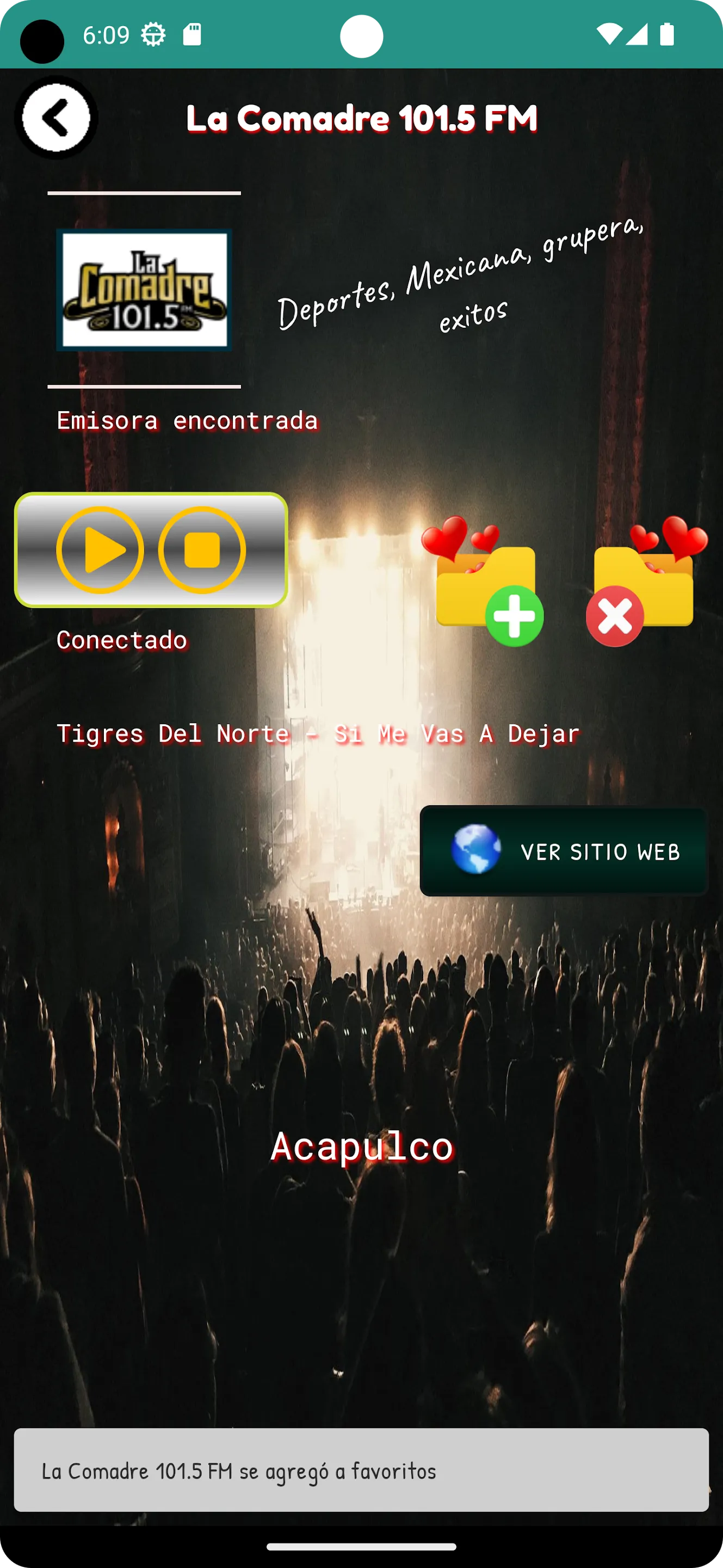 Radio Guerrero México + music | Indus Appstore | Screenshot