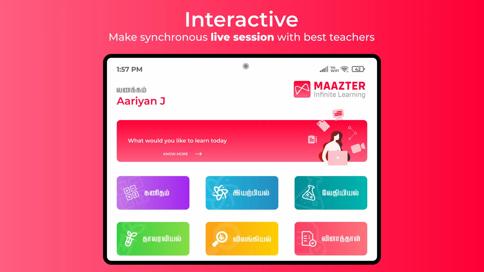 MAAZTER Samacheer Kalvi App | Indus Appstore | Screenshot